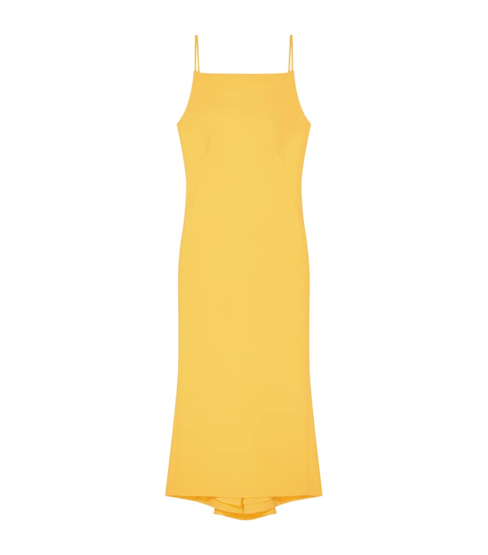 Givenchy Womens Sliced Kick-Back Midi Dress