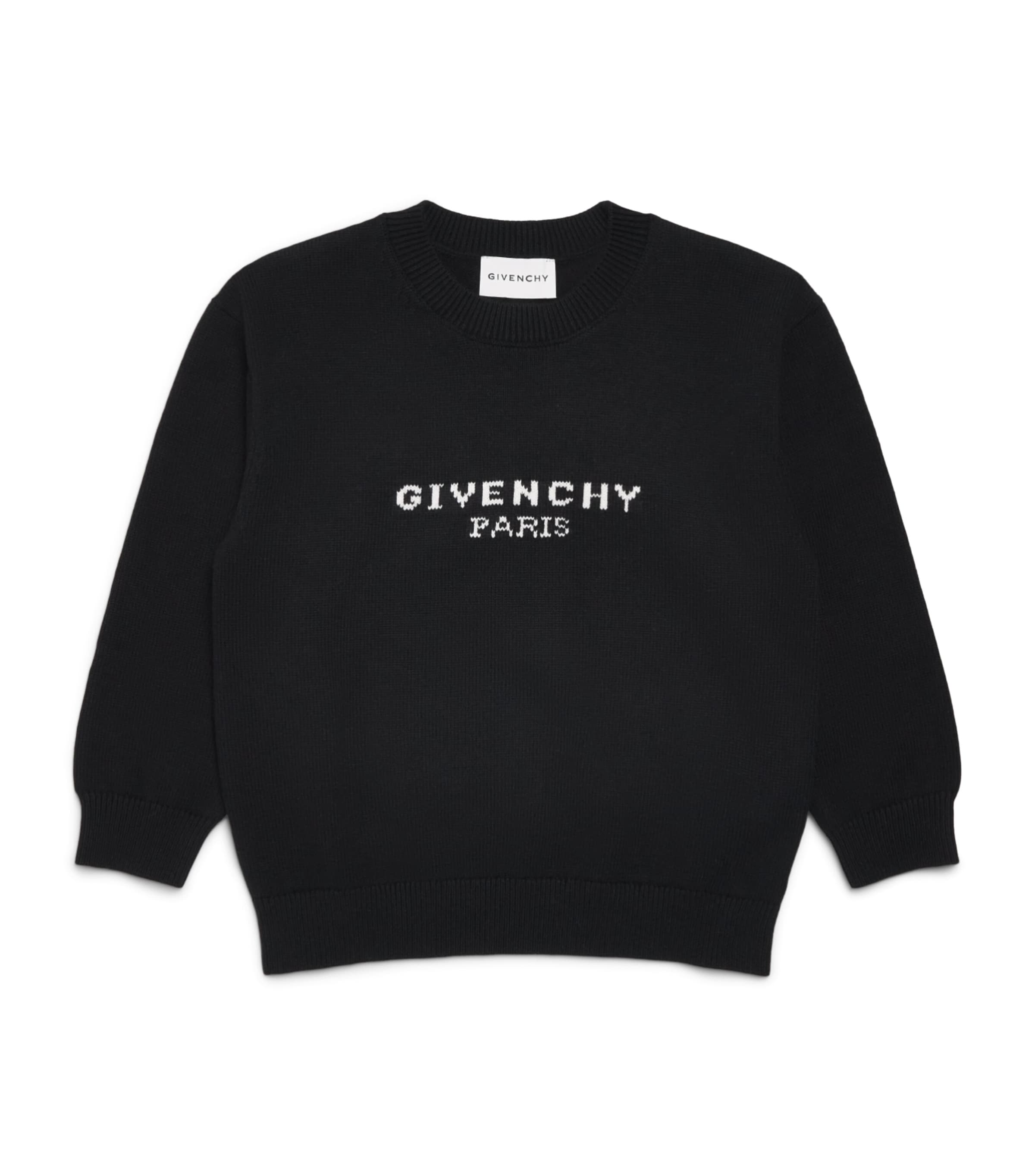 Givenchy Kids Cotton Jacquard-Logo Sweater (4-12+ Years)