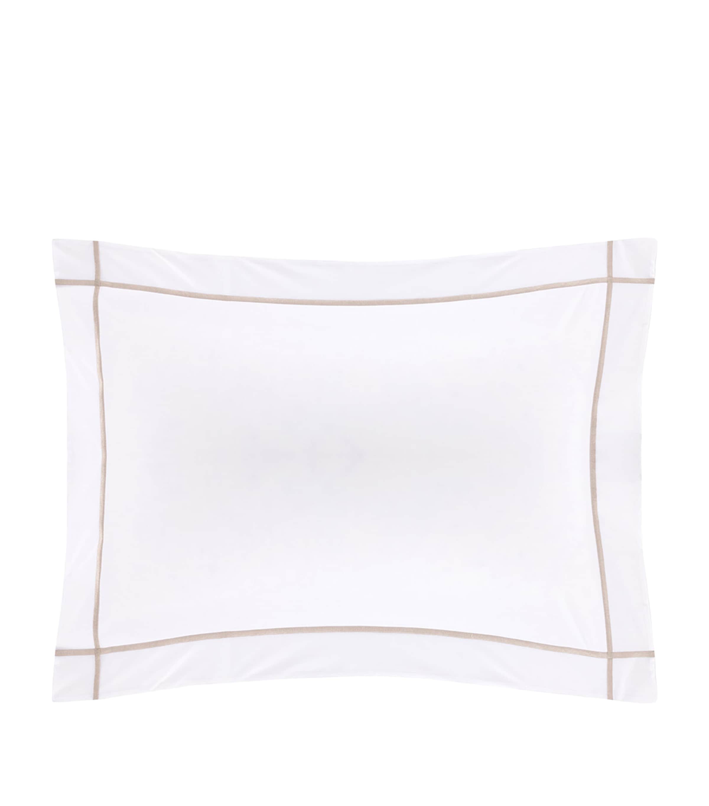 Yves Delorme Athena Standard Oxford Pillowcase (50cm x 75cm) Loutre