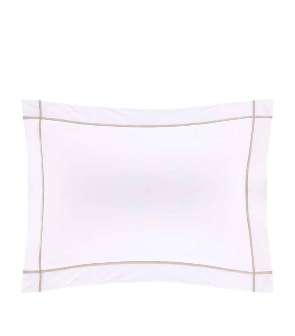 Yves Delorme Athena Standard Oxford Pillowcase (50cm x 75cm) Loutre