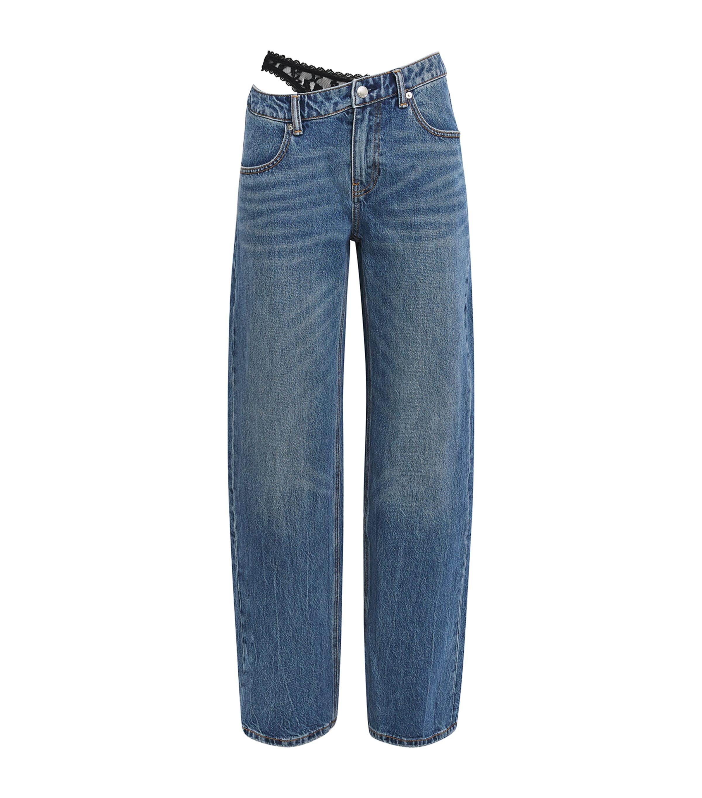 デニム・ジーパン ALEXANDER WANG Women Denim Pants 1WC1254599473 Blue Alexander Wang Jeans In Blue | ModeSens