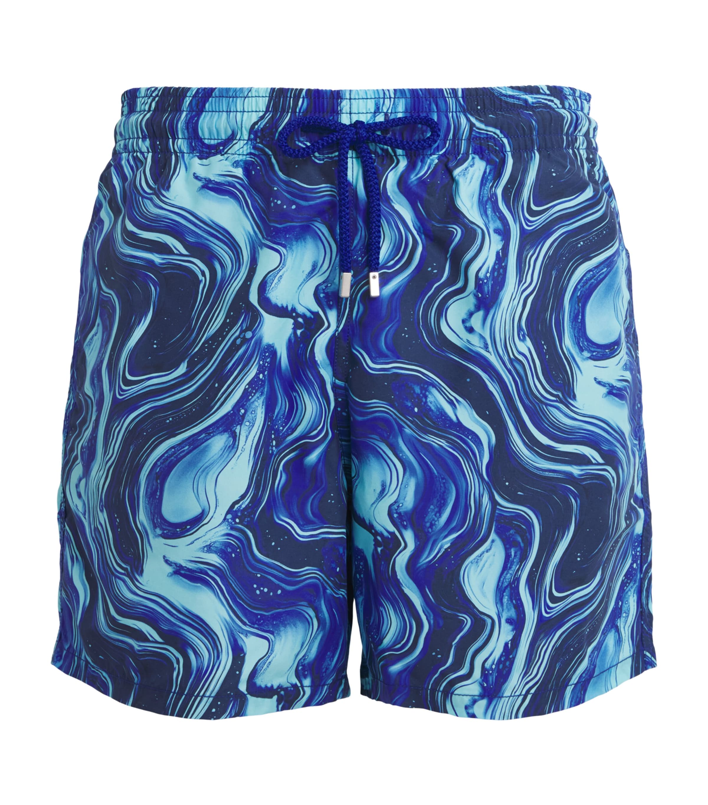 Vilebrequin Mens Marble Print Moorea Swim Shorts Versailles