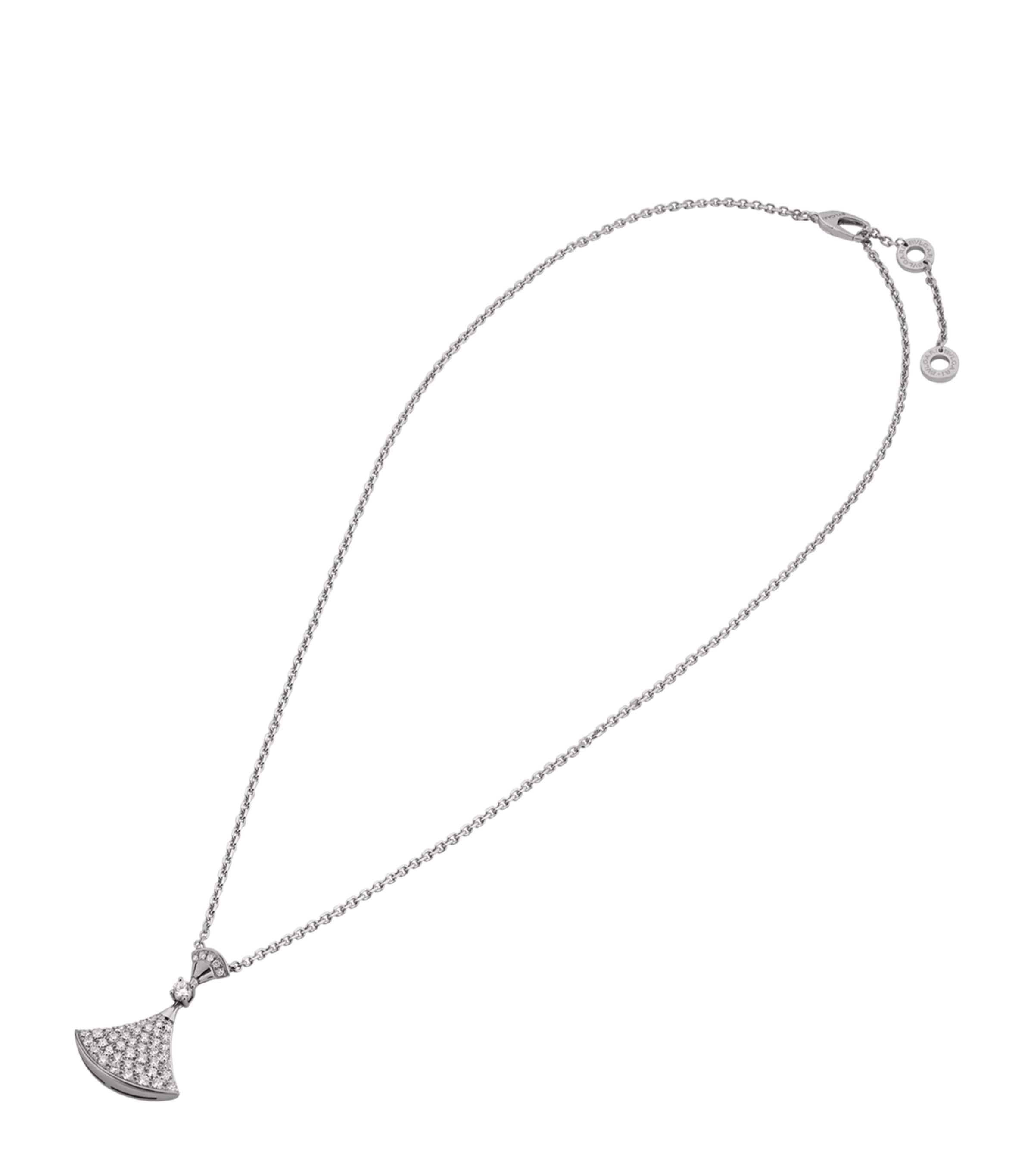 White Gold and Diamond Divas' Dream Necklace