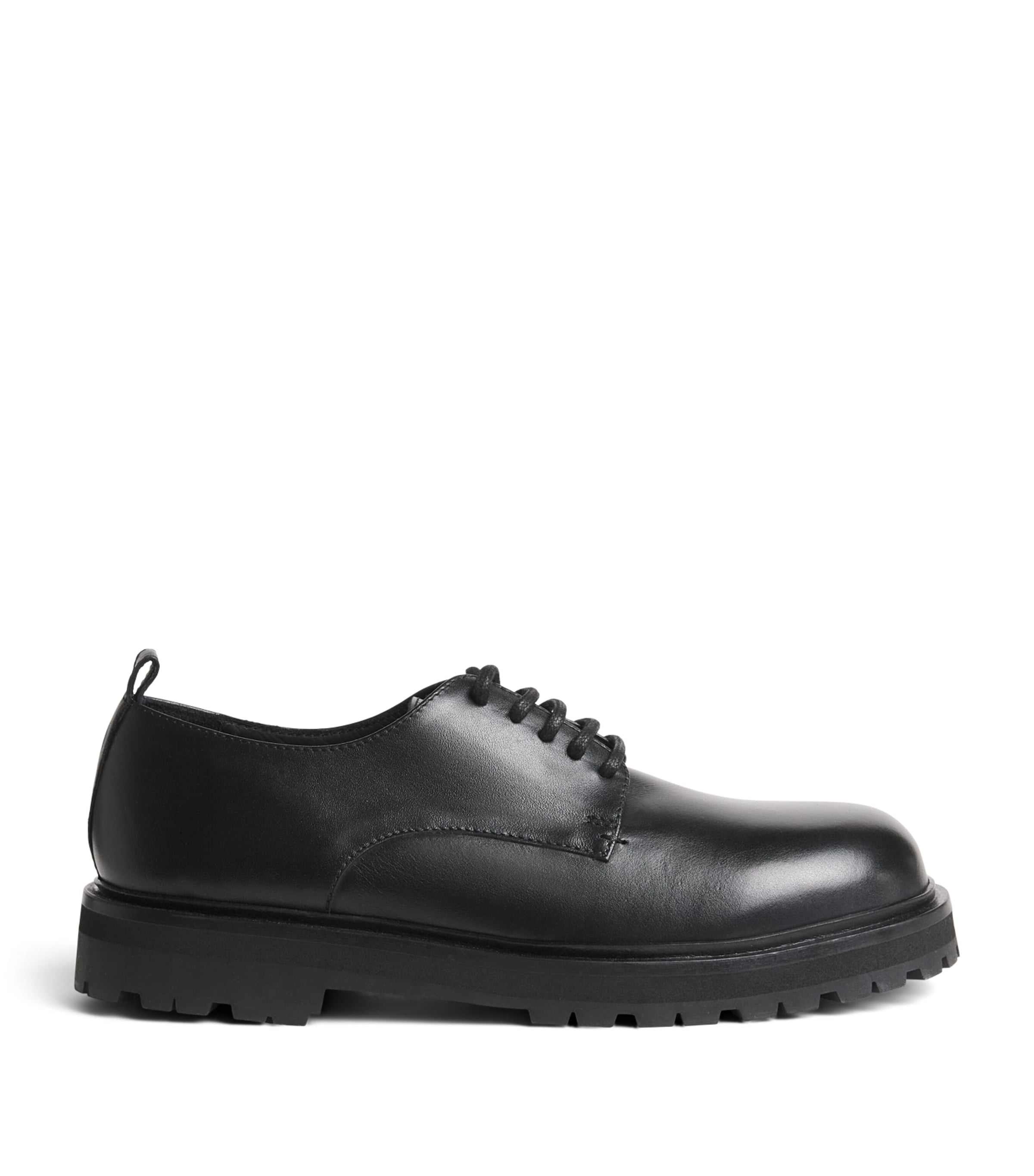 Studio Nicholson Leather Jackson Derby Shoes Black