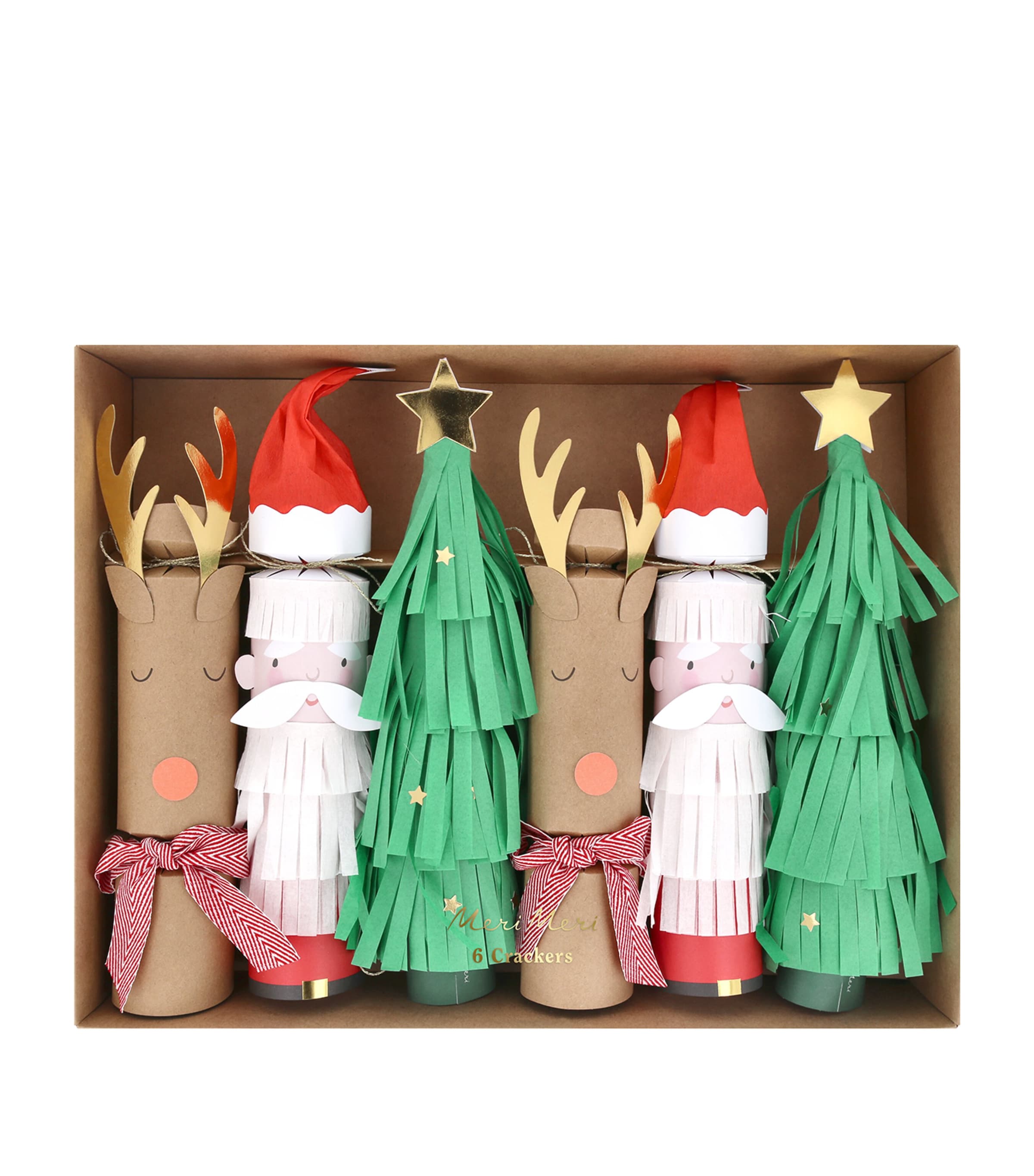 Meri Meri Christmas Crackers (Set of 6) Multicolored
