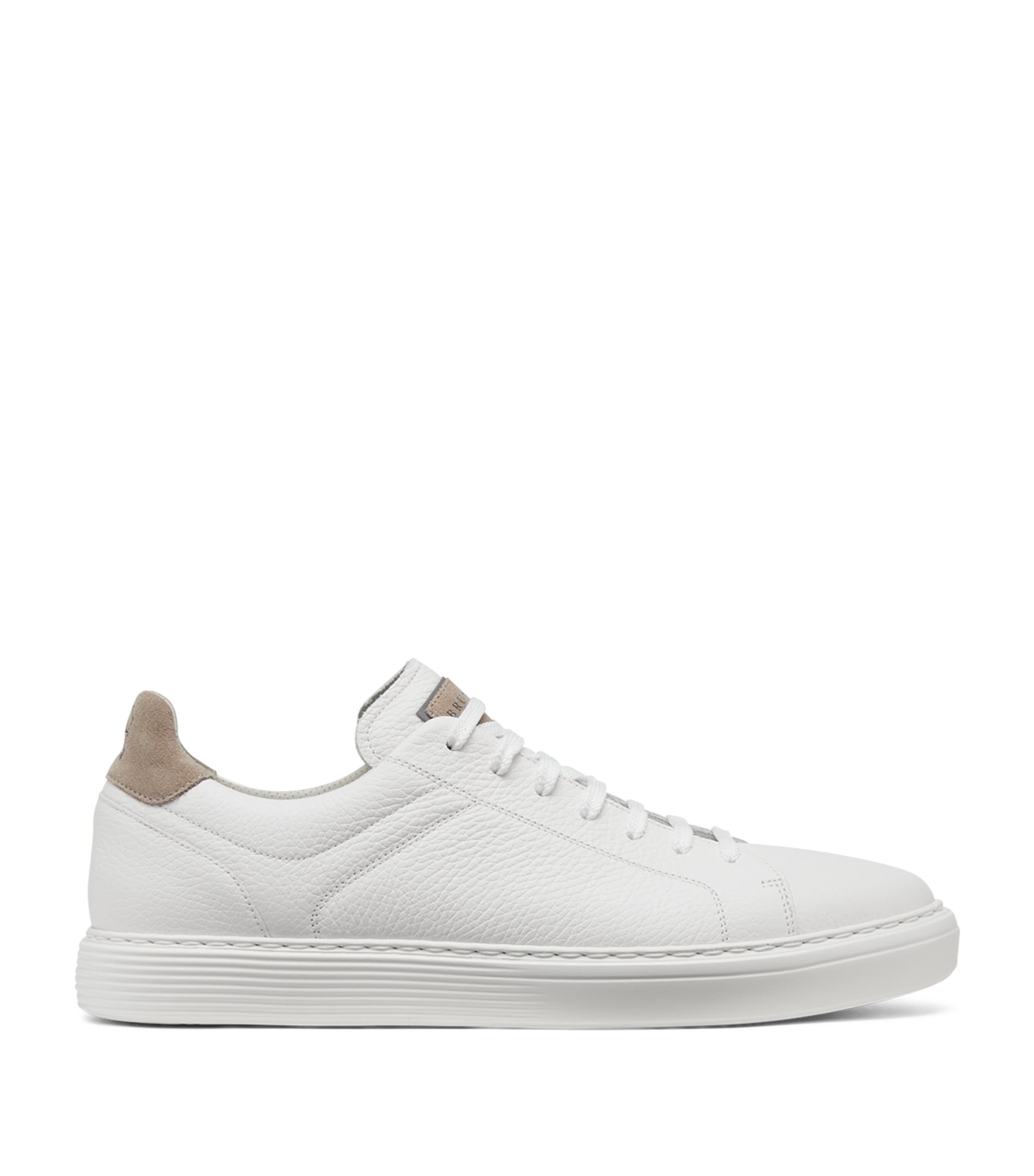 スニーカー Brunello Cucinelli Grainy Leather Sneakers Brunello Cucinelli Sneakers for Men | Sale Up To 50% Off