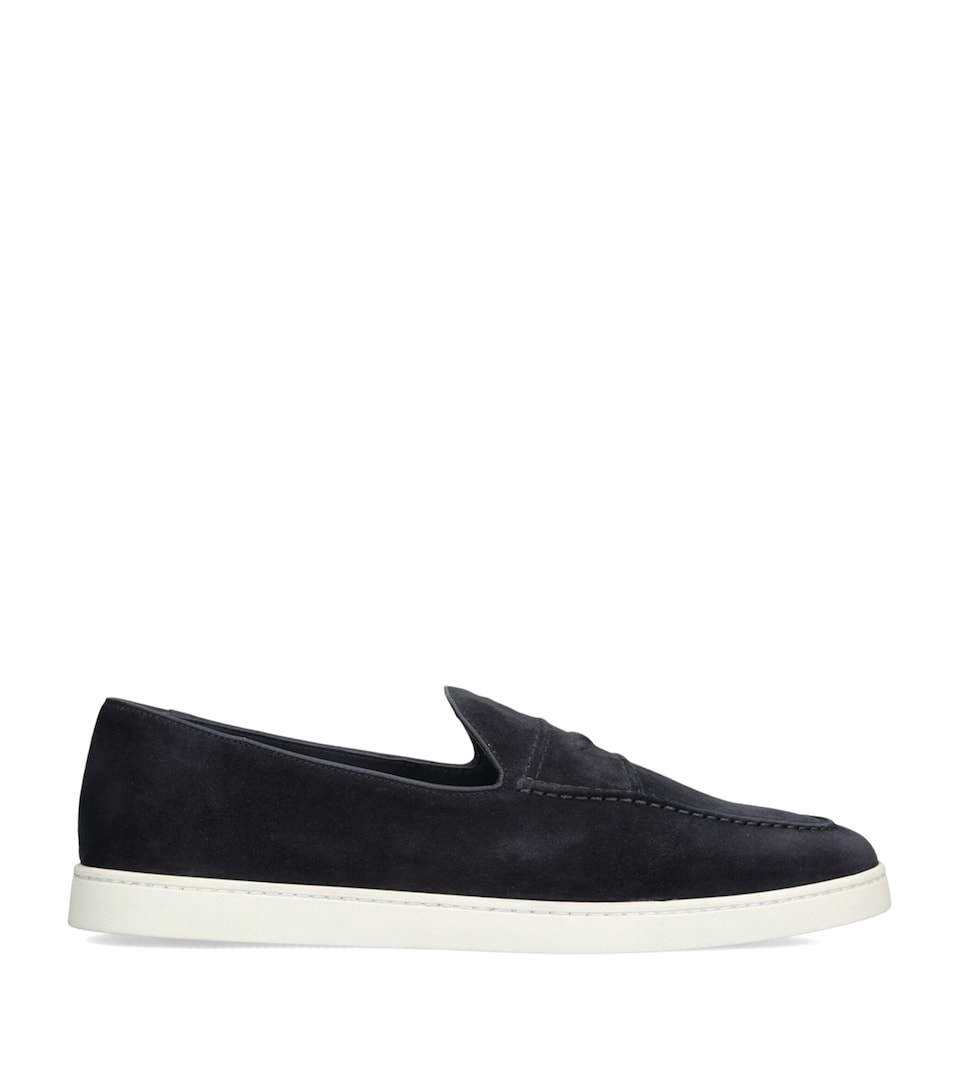Church's Suede Peebles Slip-On Sneakers Navy