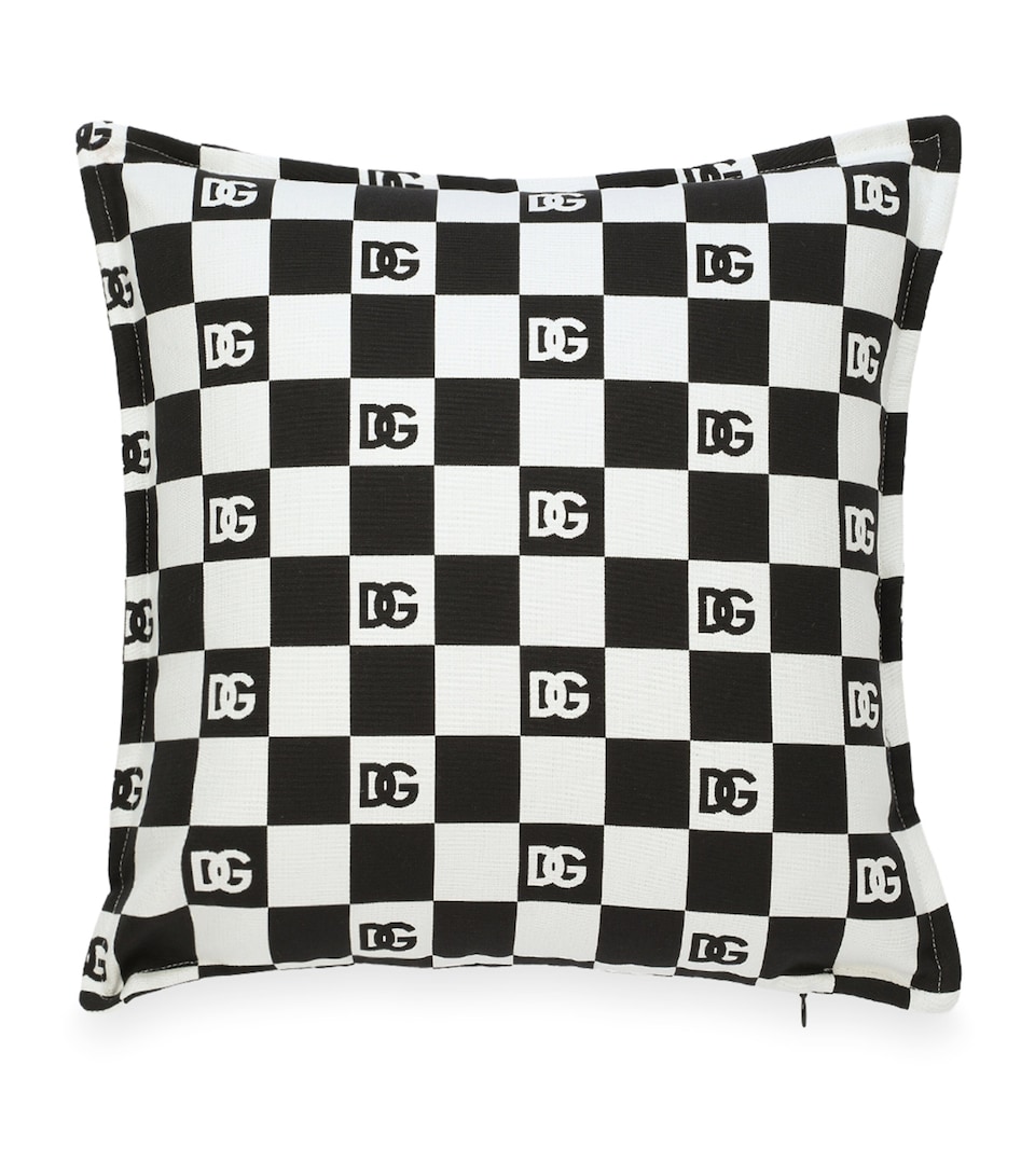 Dolce&Gabbana Casa DG Millennials Logo Cushion (45cm x 45cm) Dg Logo