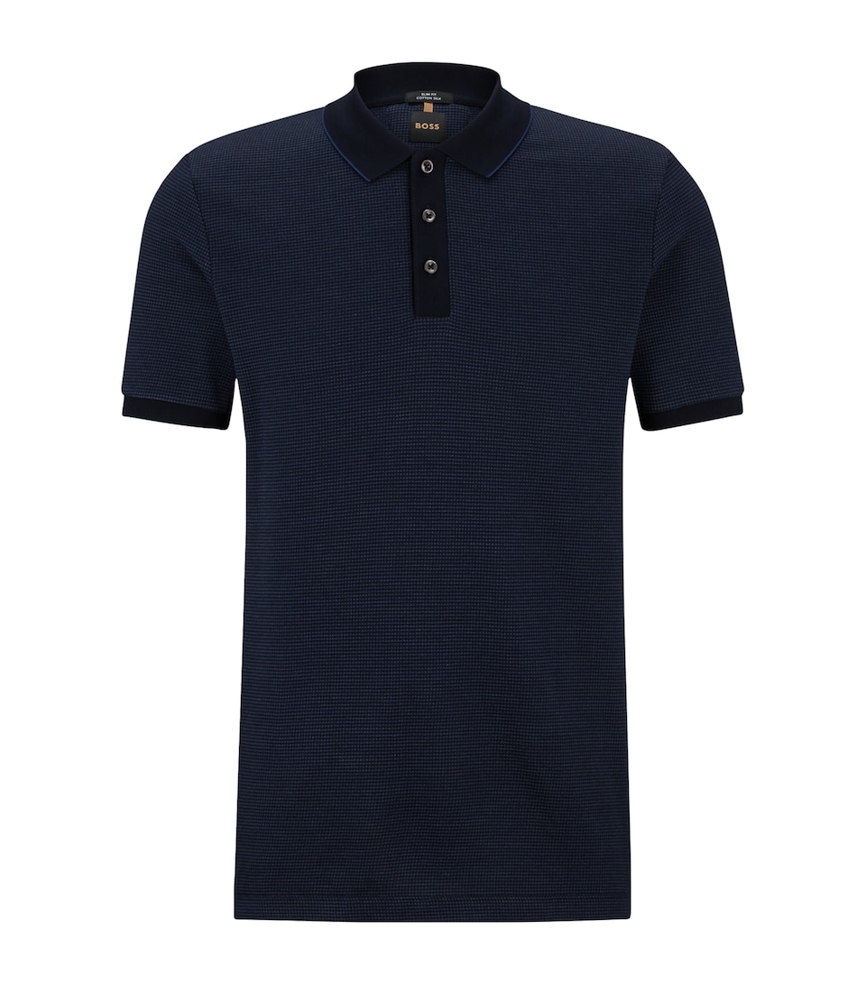 Cotton-Silk Polo Shirt