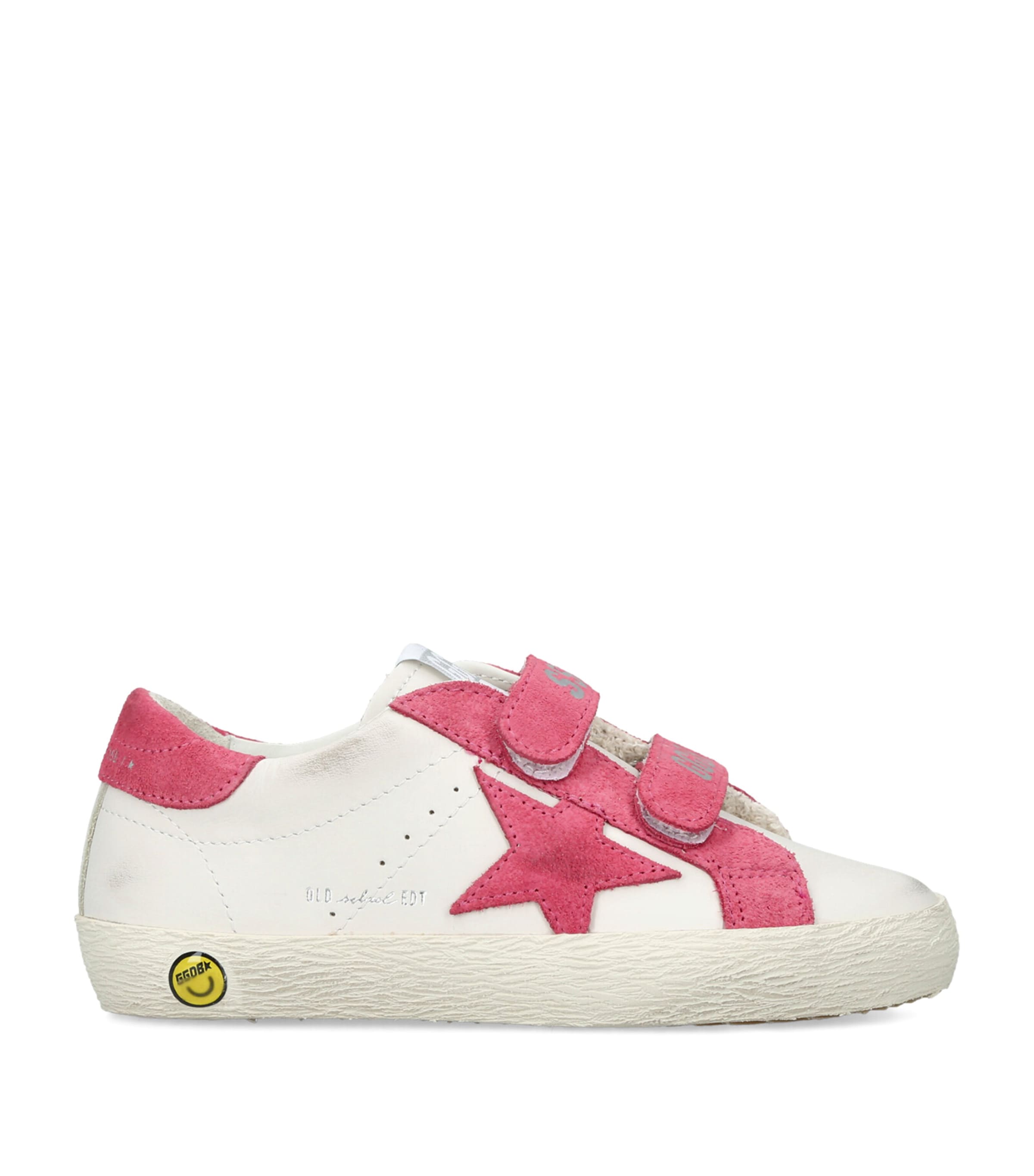 Golden Goose Leather Old School Sneakers Pink Comb