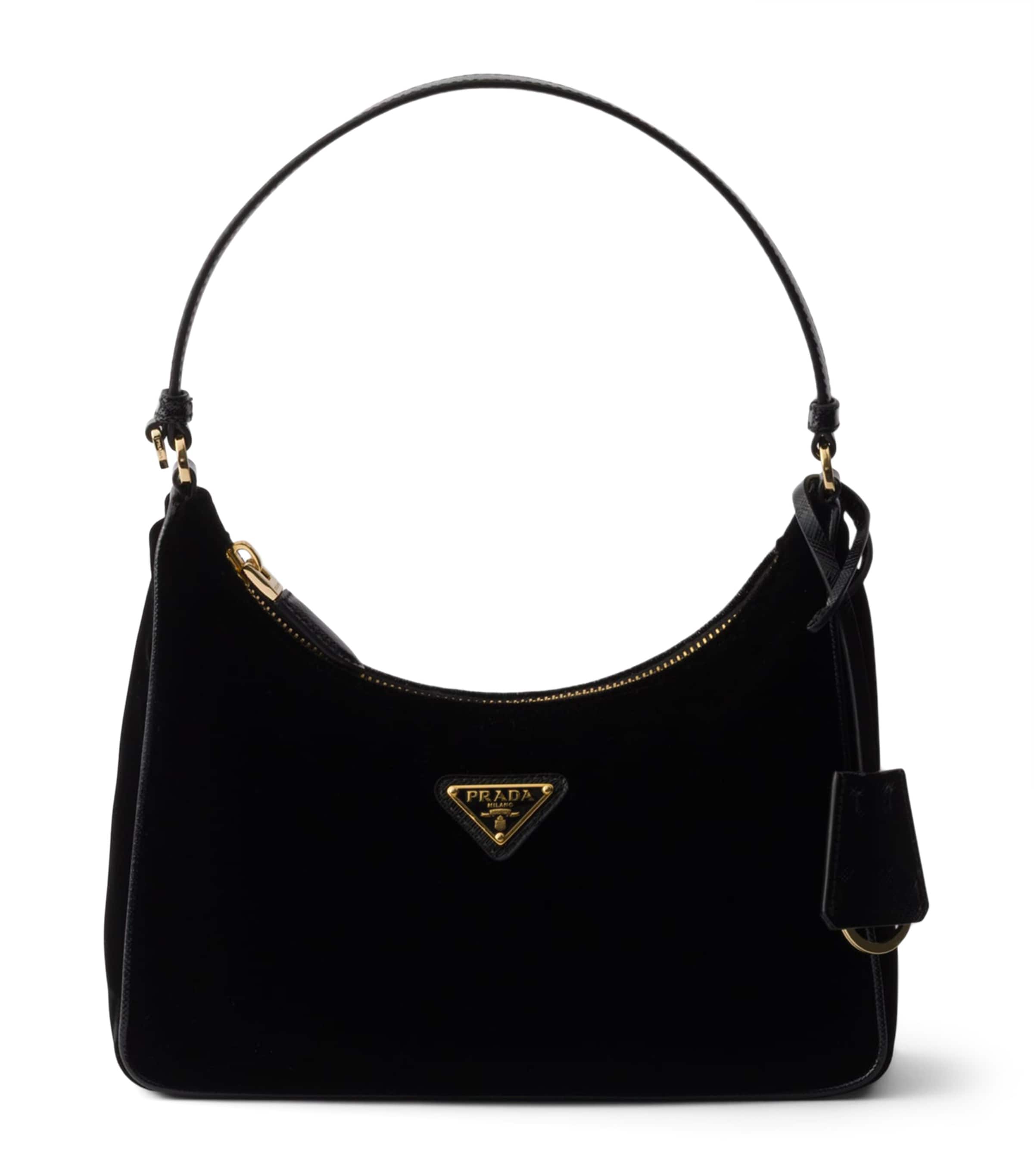 Mini Velvet Prada Re-Edition 2005 Shoulder Bag