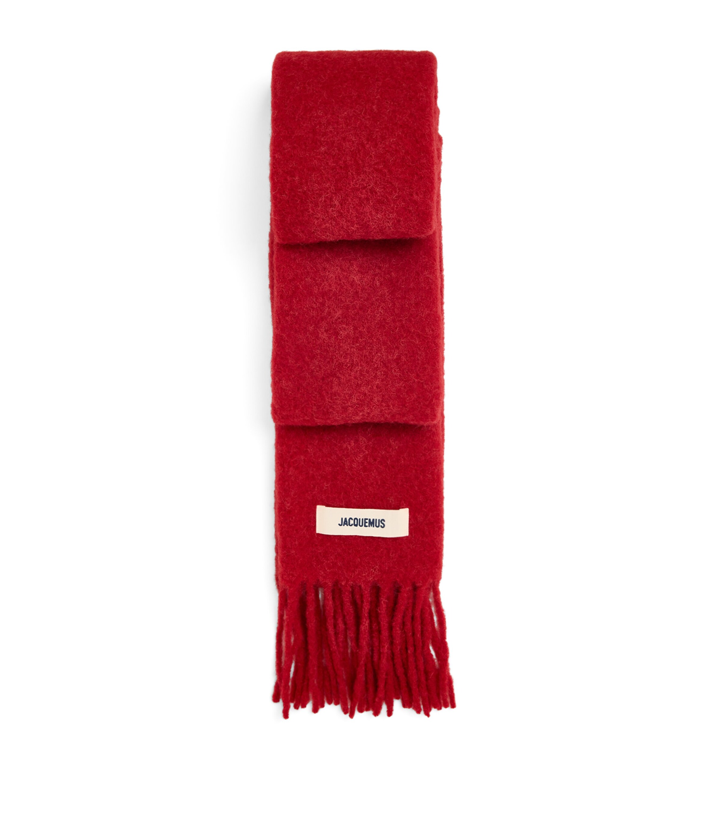 Mohair-Wool-Blend Carro Scarf