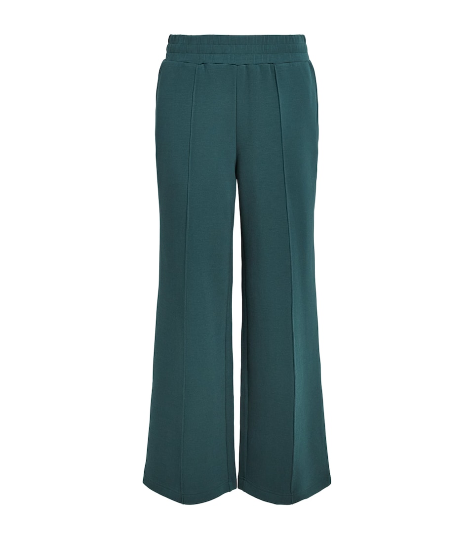 Varley Womens DoubleSoft Wide-Leg Sweatpants Ponderosa Pine