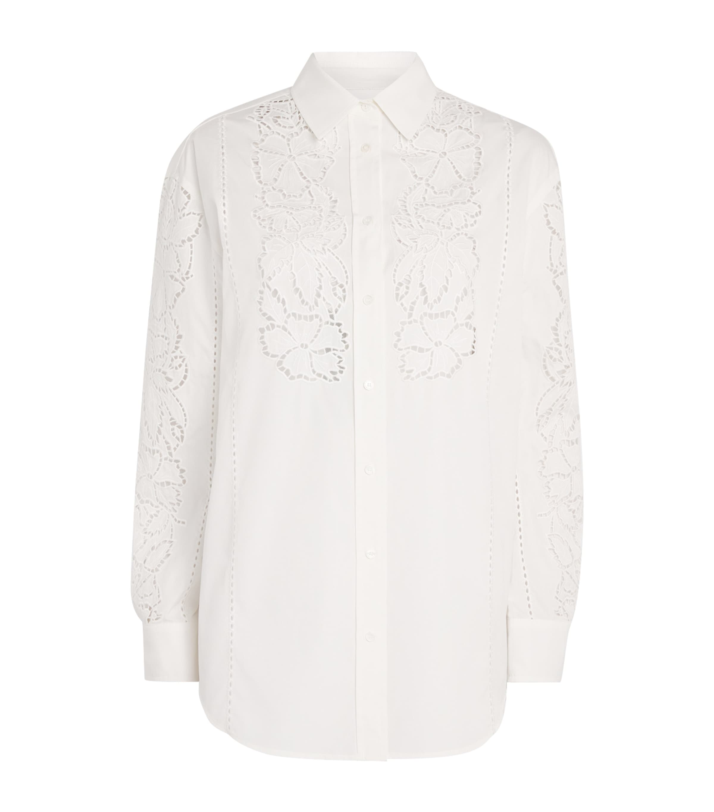Cotton Broderie Anglaise Shirt