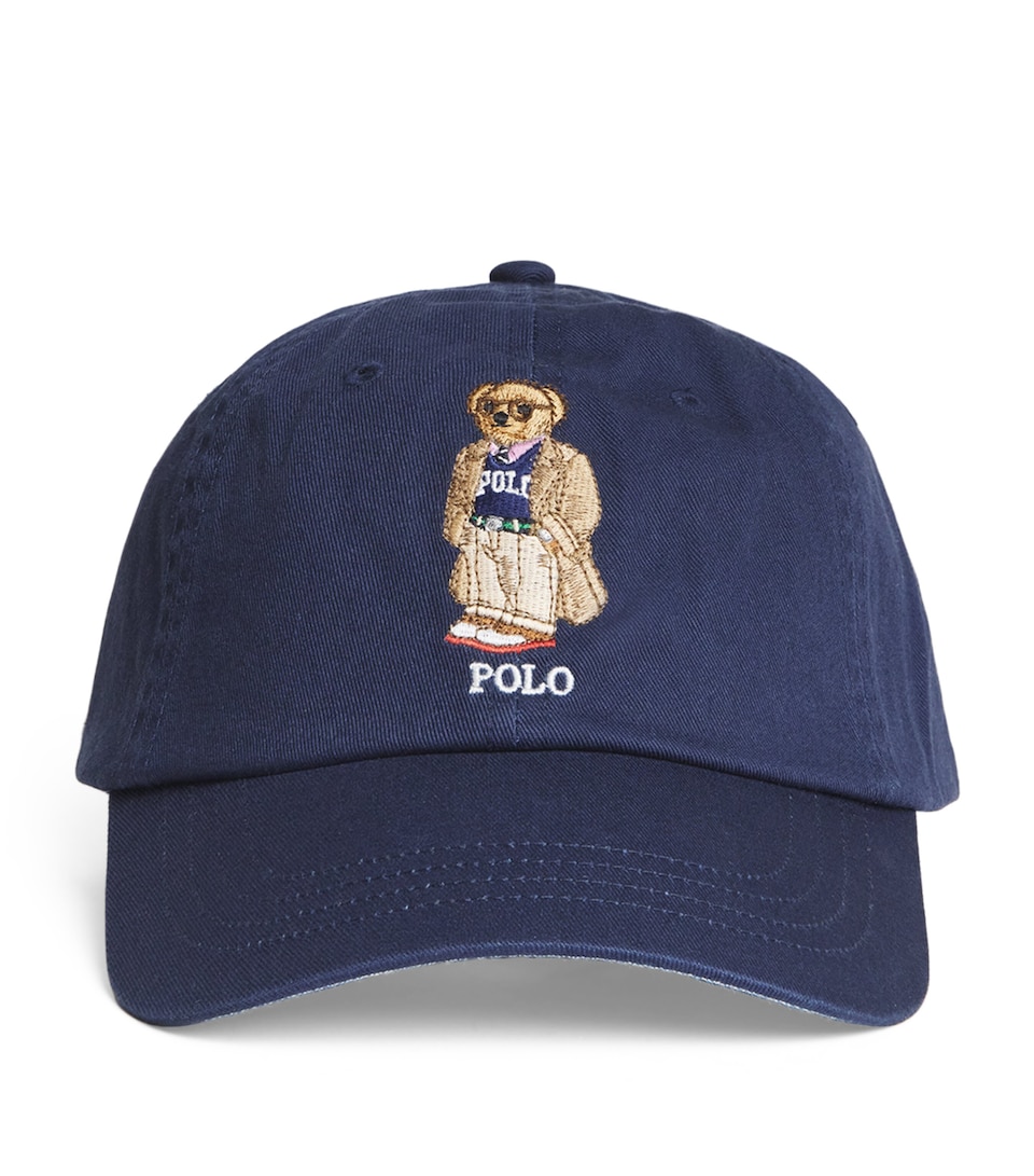 Cotton Polo Bear Baseball Cap