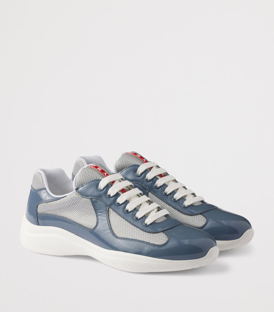 Patent Leather-Blend America's Cup Sneakers