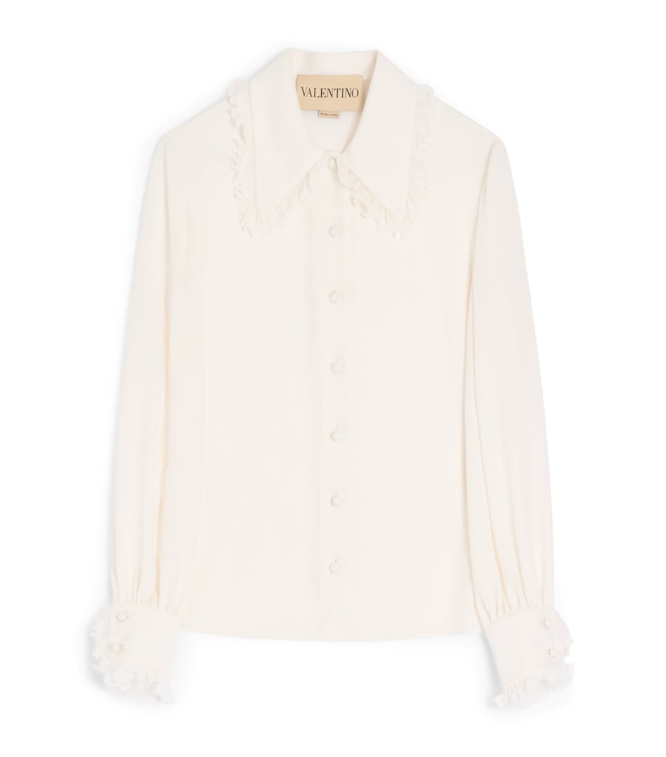 Silk Frilled Shirt