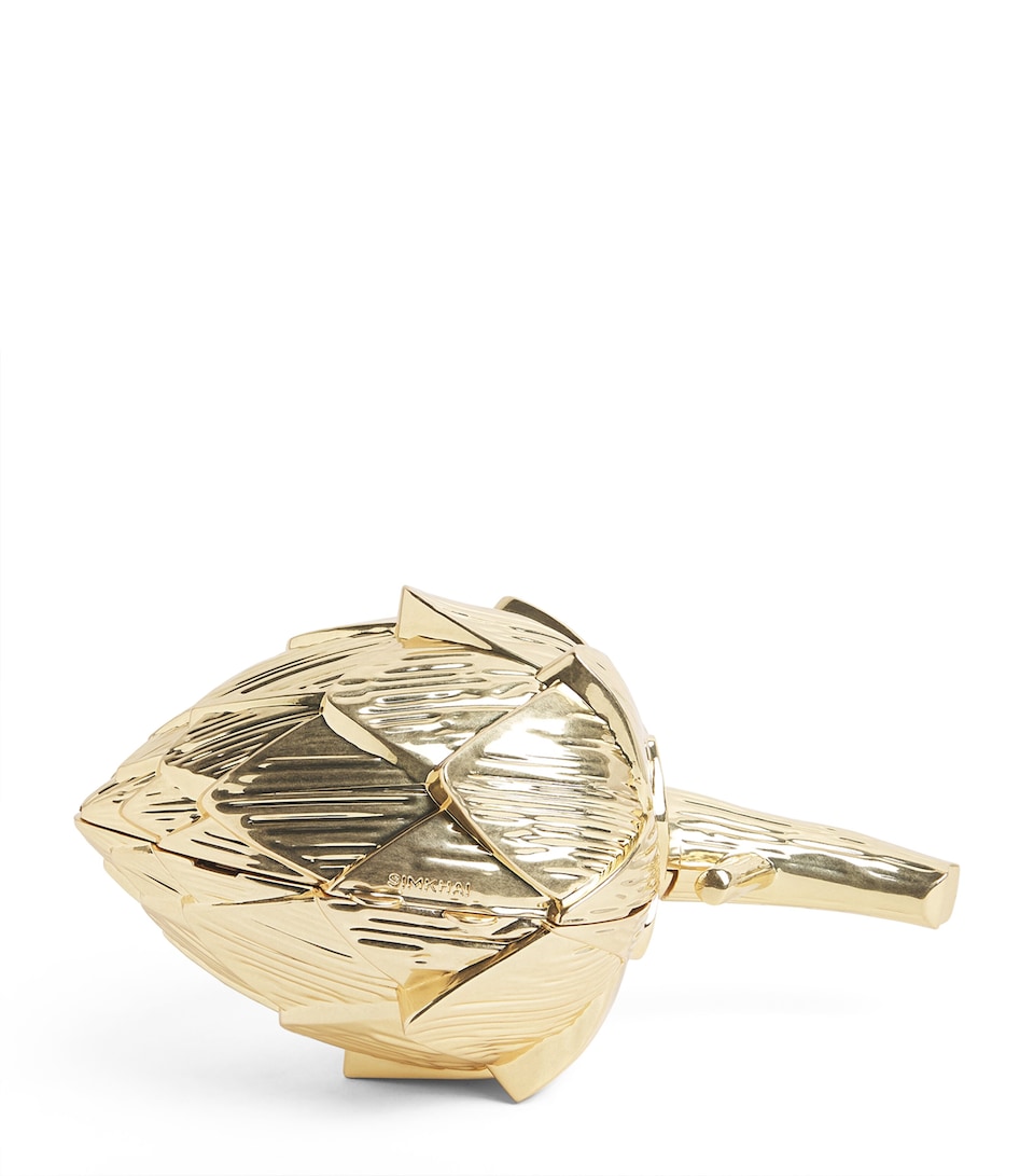 Simkhai Isabella Clutch Bag Gold