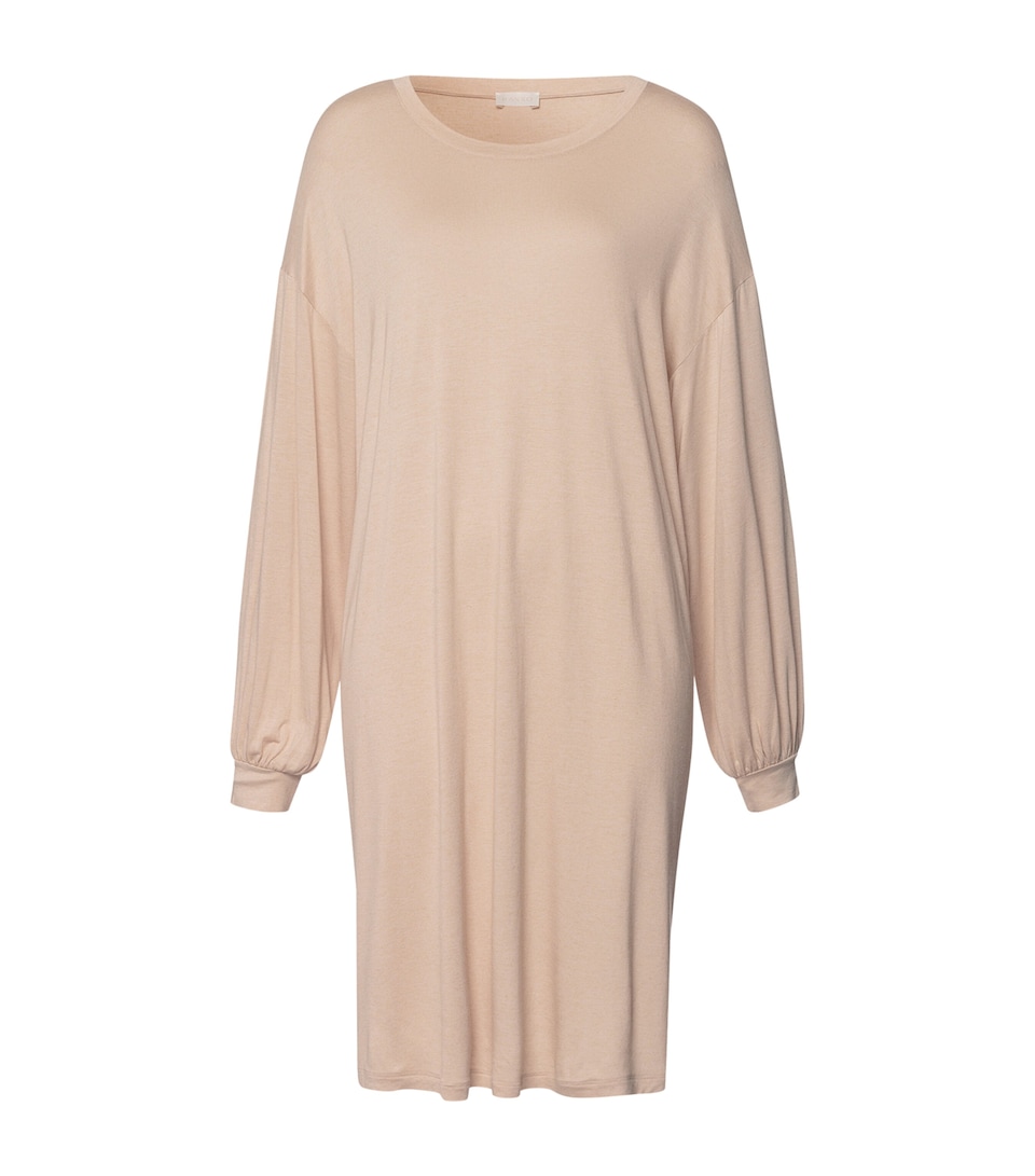 Long-Sleeve Natural Wear Nightdress