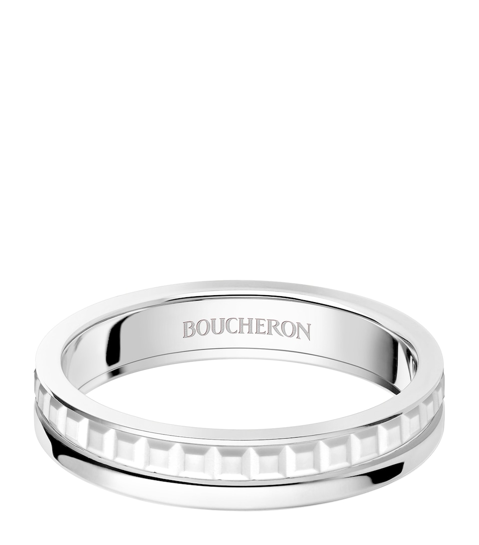 Boucheron White Gold Quatre Double White Edition Wedding Band White Gold