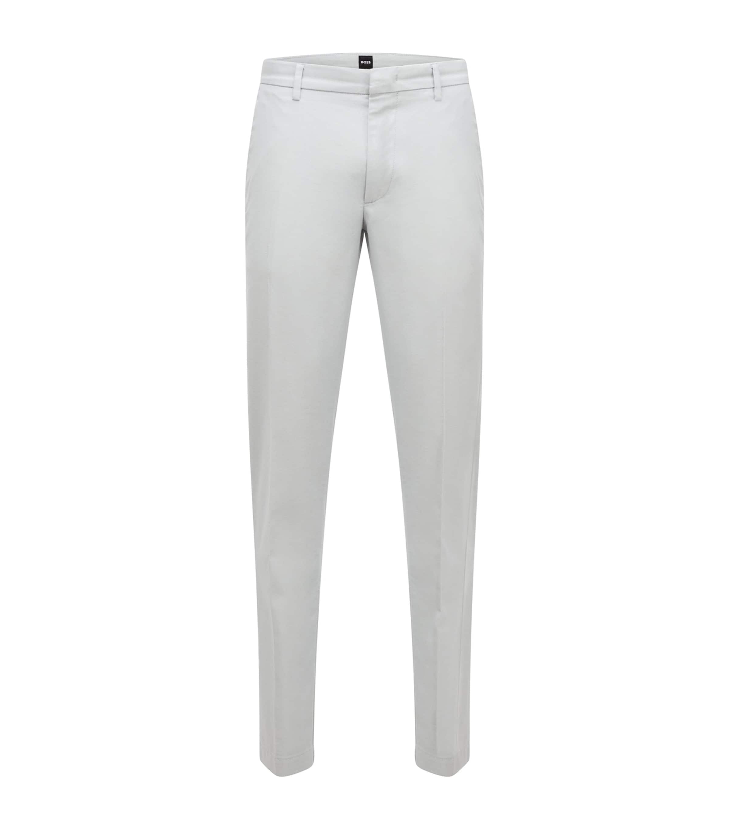 BOSS Mens Cotton-Blend Chinos
