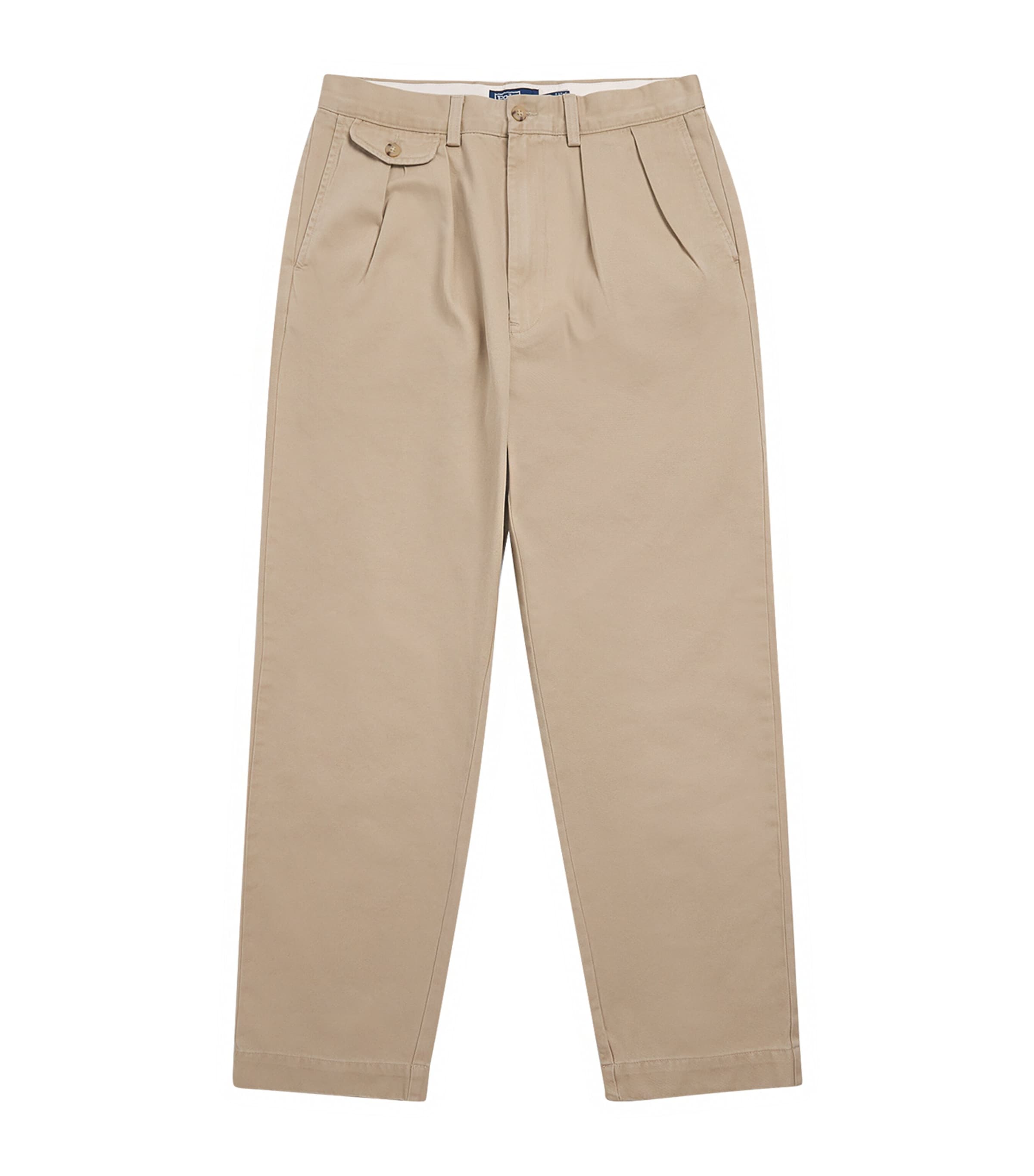 Cotton Pleated Whitman Chinos