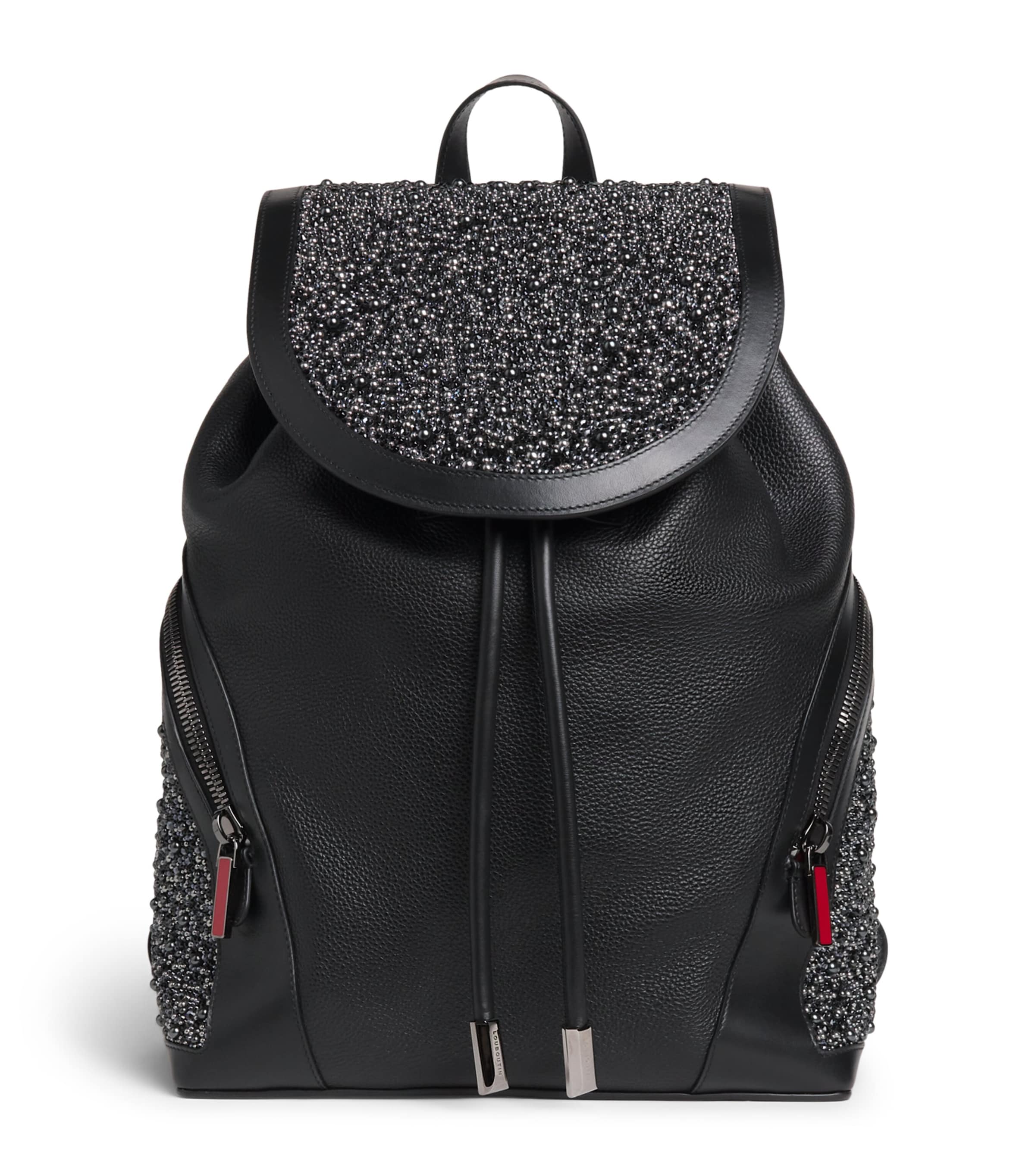 Christian Louboutin Funky Leather Embellished Backpack