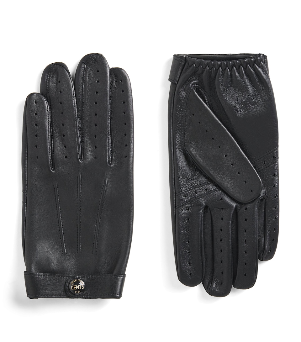 Leather Touchscreen Rollestone Gloves