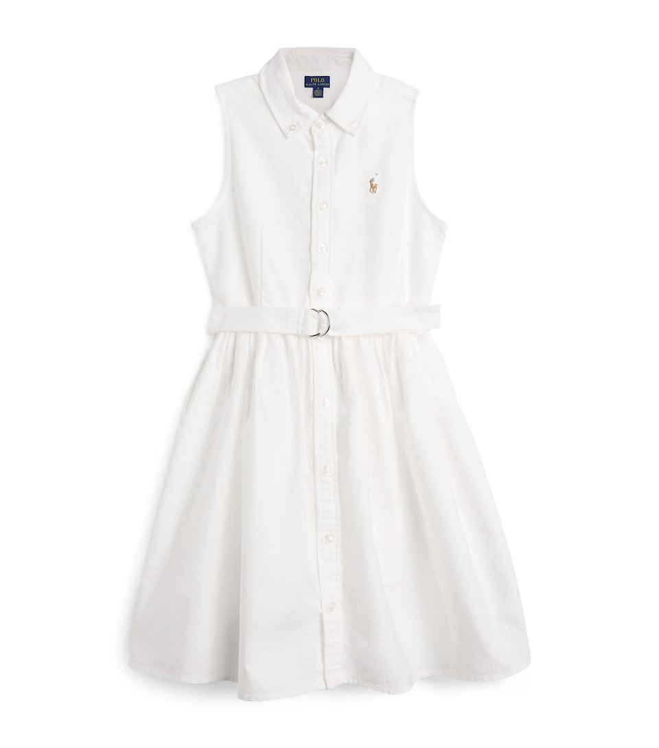 Cotton Belted Shirt Dress (7-16 Years)