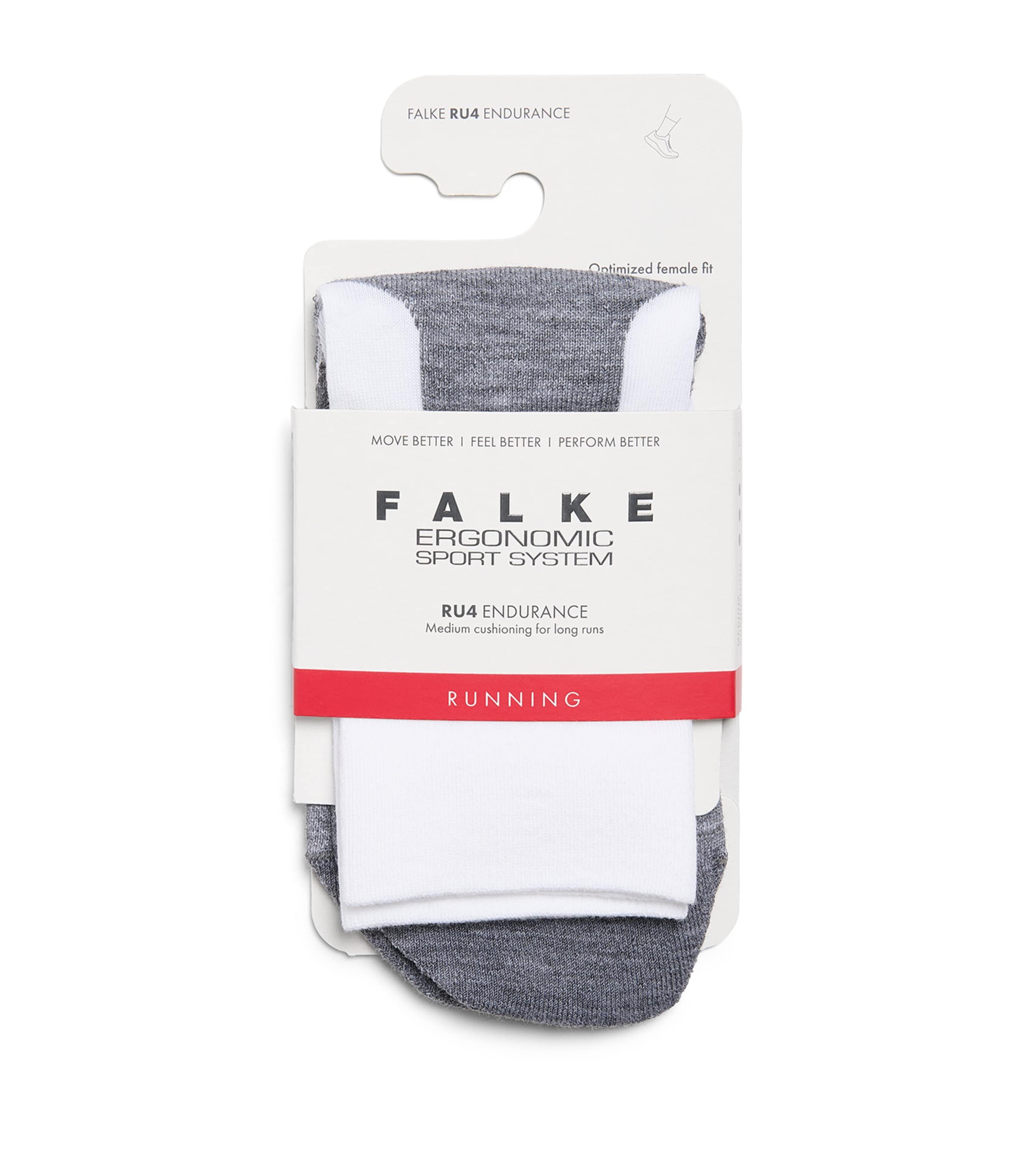 Falke RU4 Endurance Running Socks White Mix