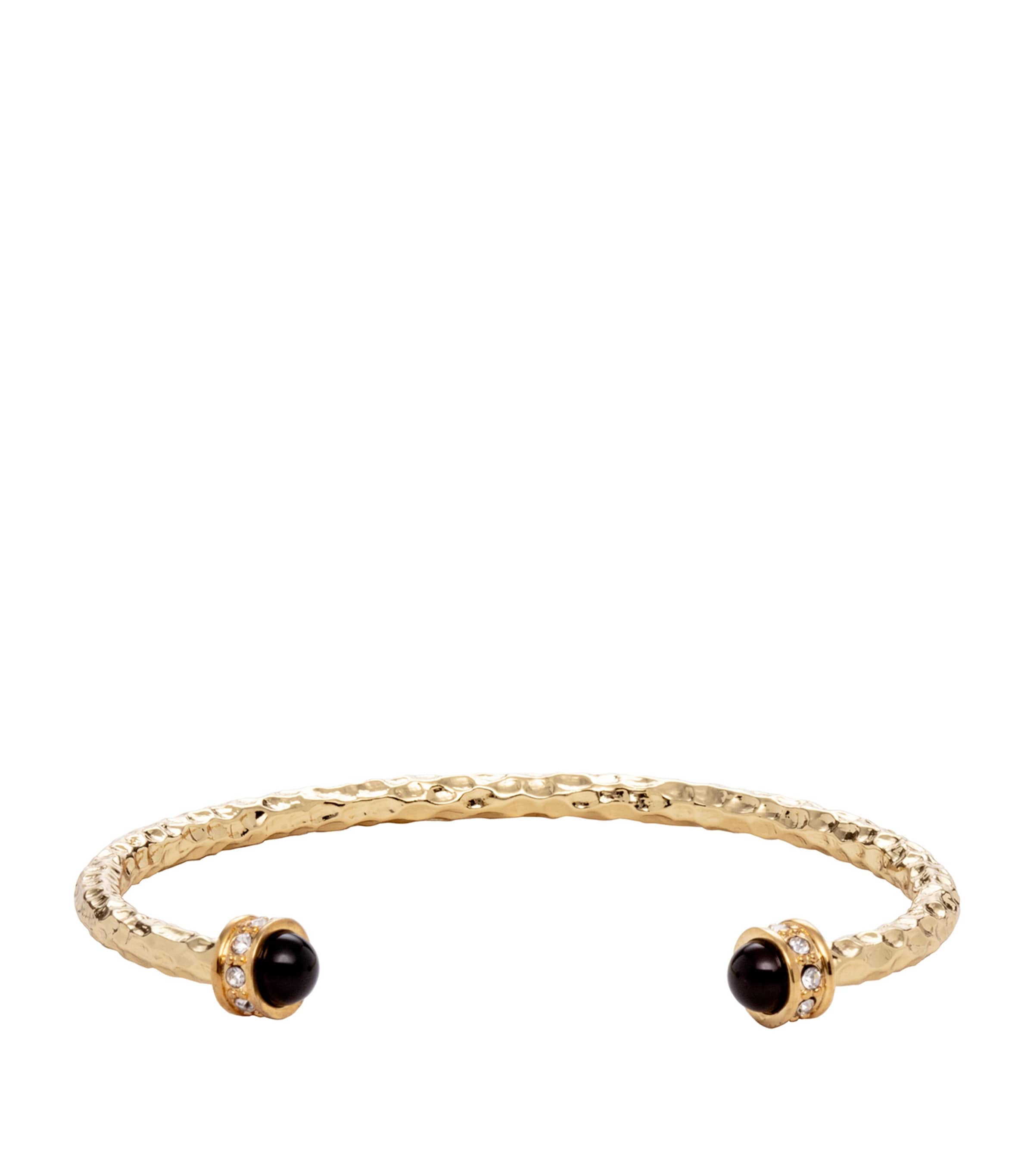 Halcyon Days Salamander Torque Bangle Black/gold