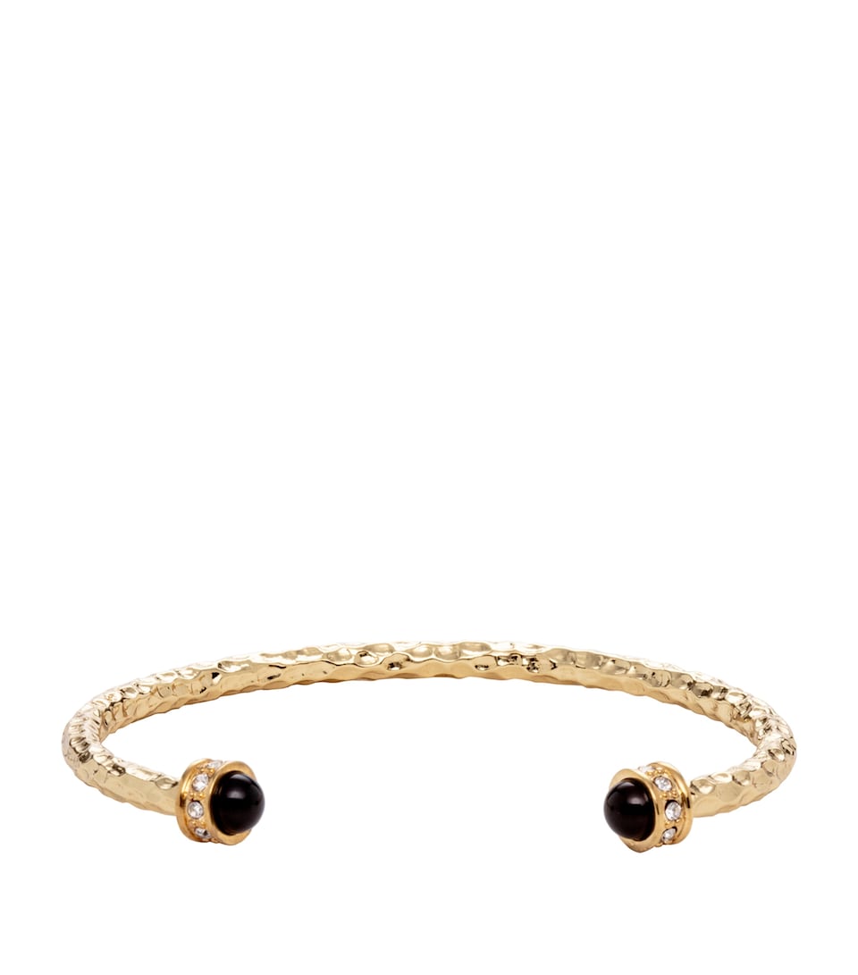 Halcyon Days Salamander Torque Bangle Black/gold