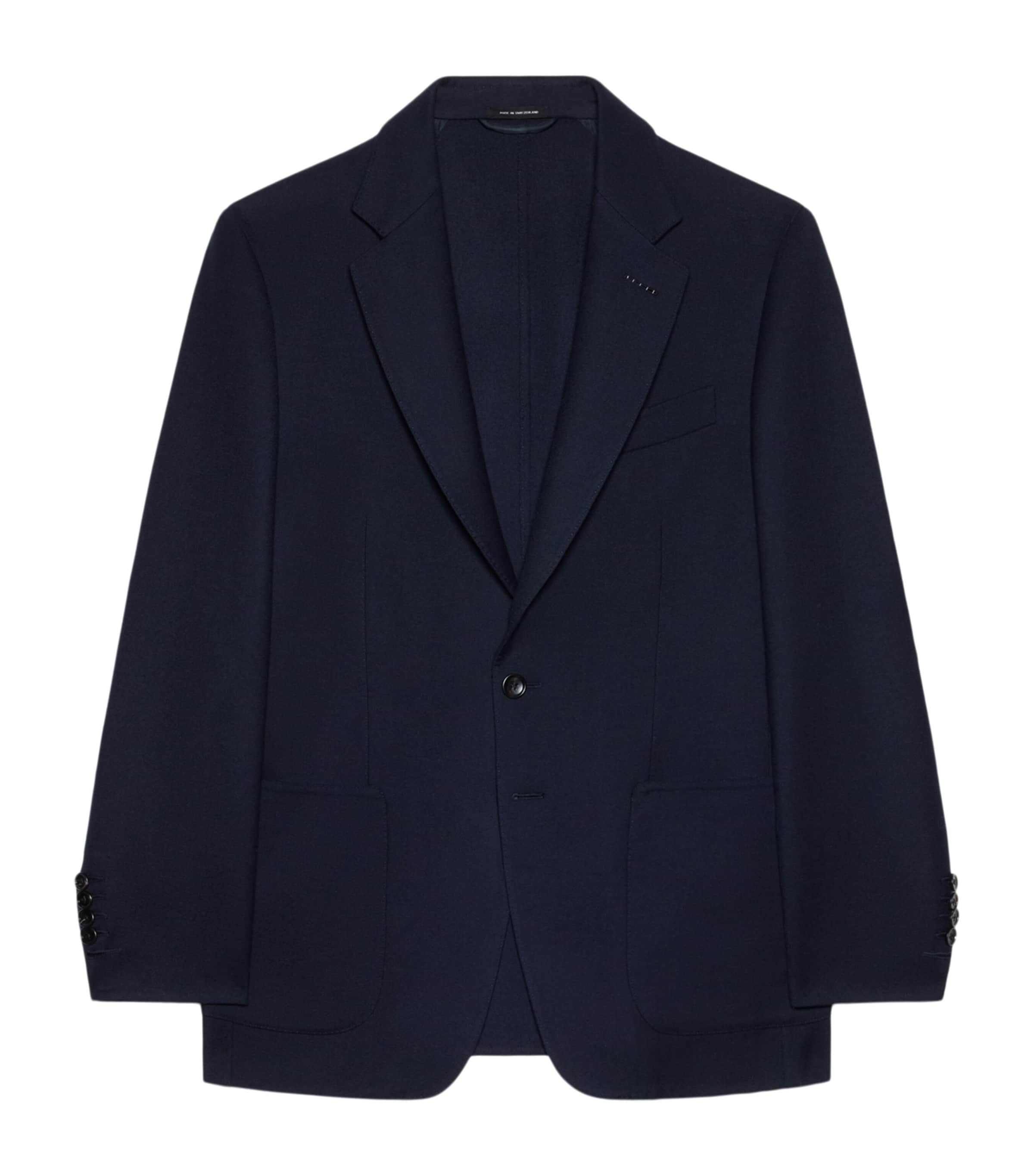 TOM FORD Mens Wool-Mulberry Silk Blazer Ucc