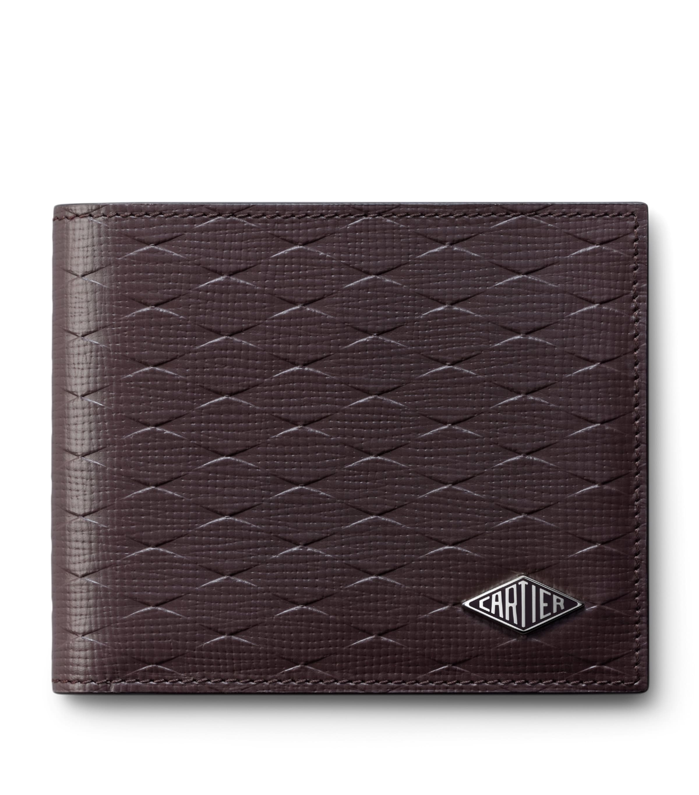 Leather Cartier Losange Wallet