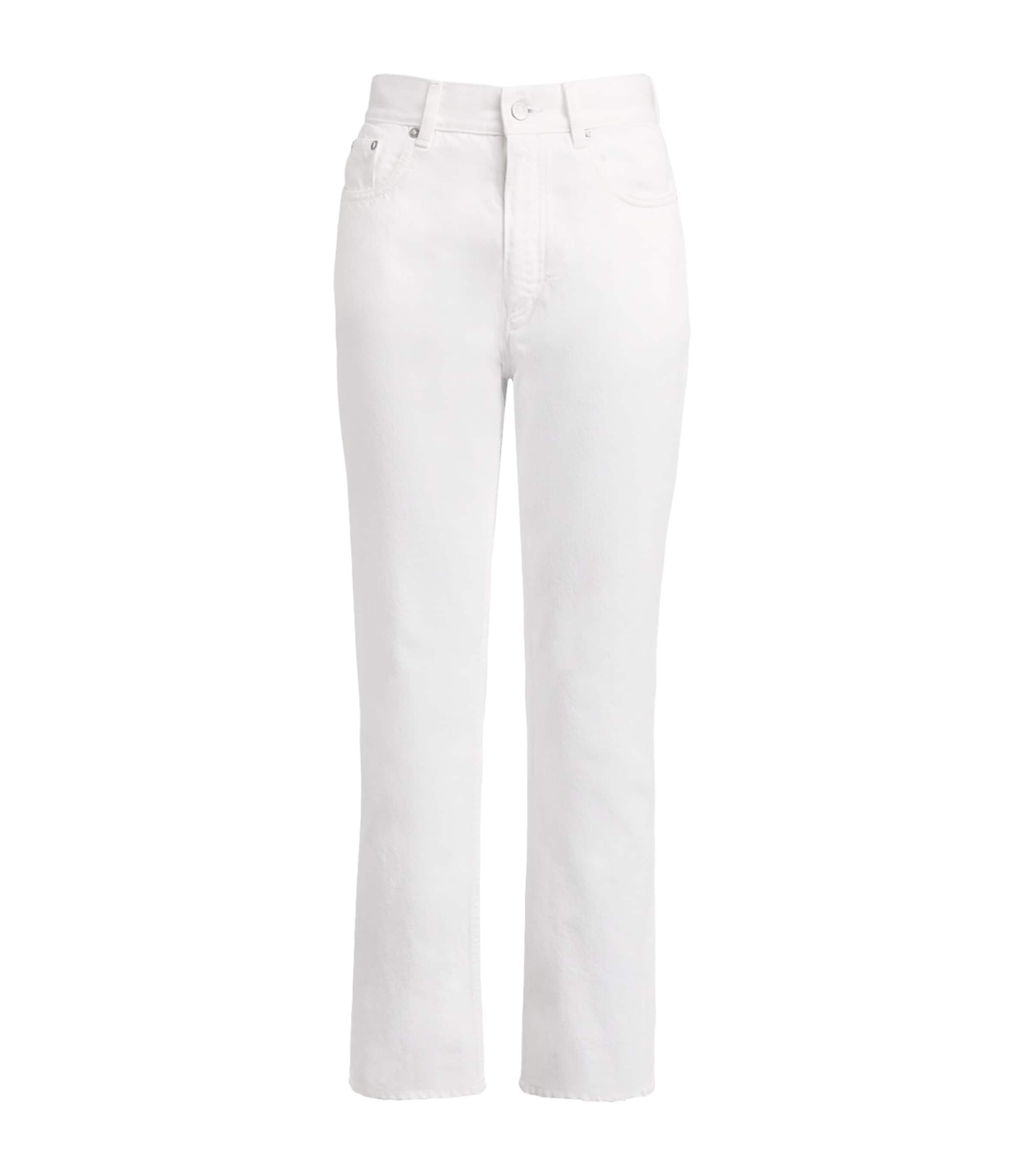 Alaïa Womens Skinny Jeans Blanc