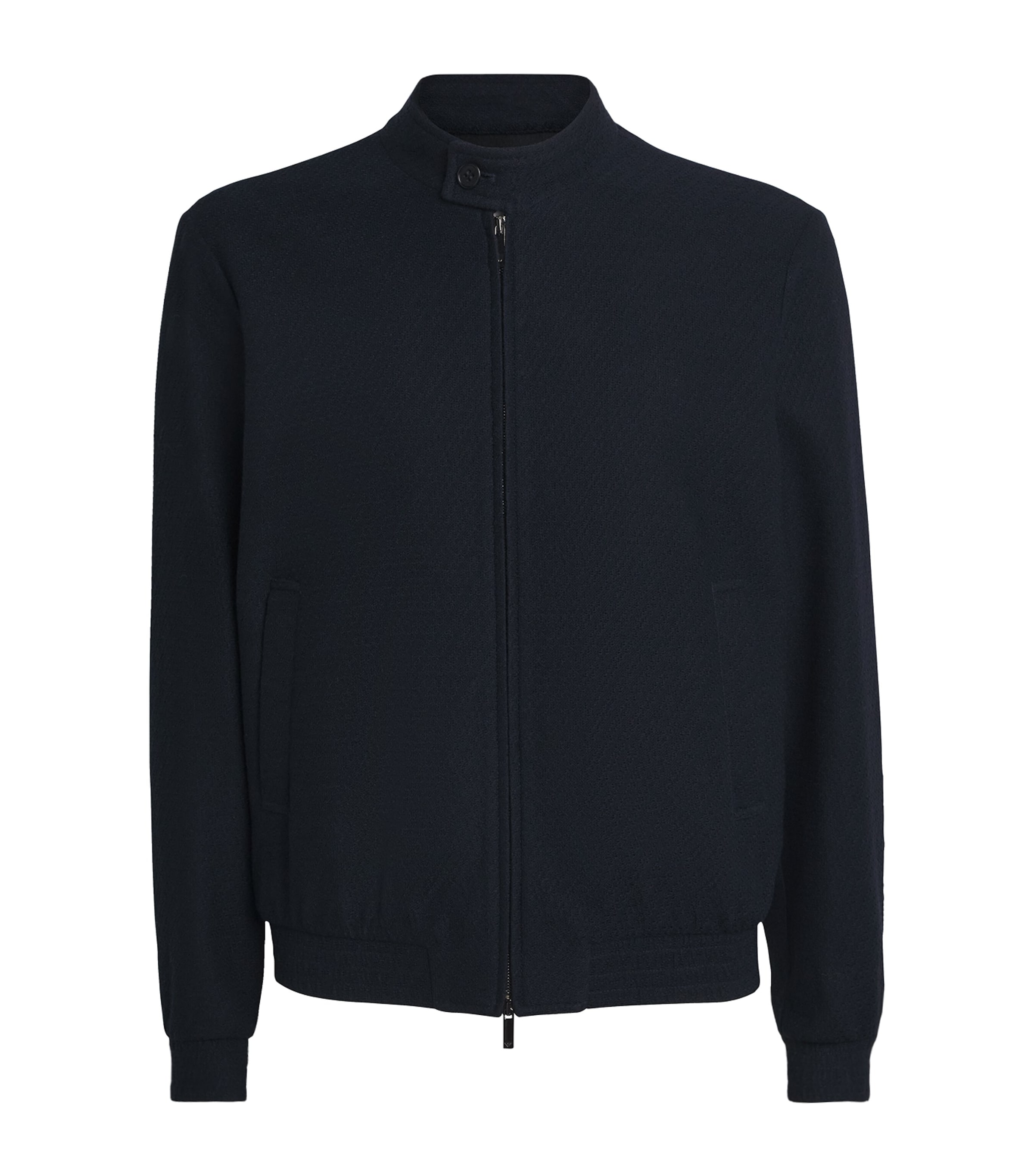 Wool-Blend Bouclé Jersey Icon Blouson jacket