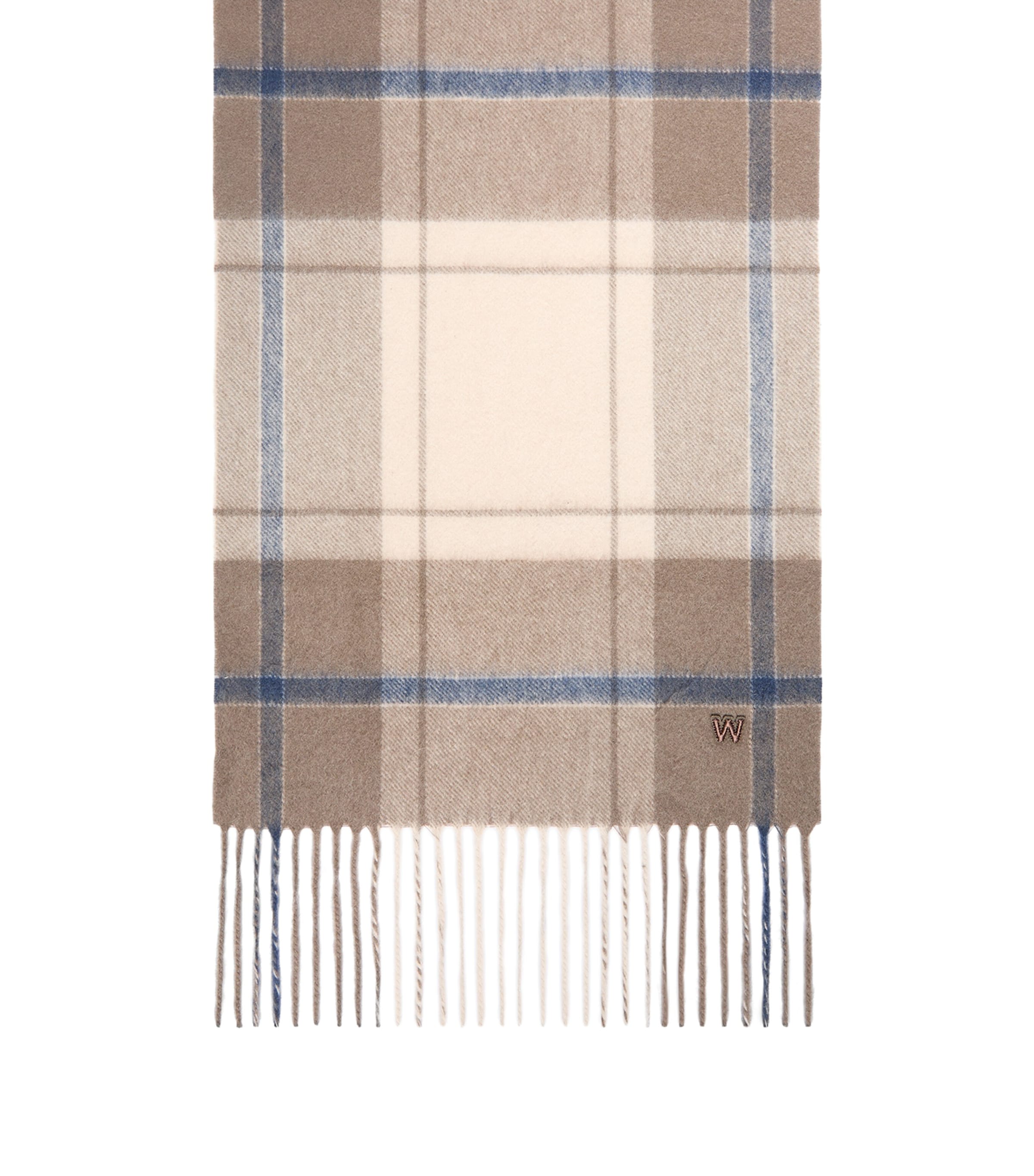 Weekend Max Mara Cashmere Fringe Scarf Brown
