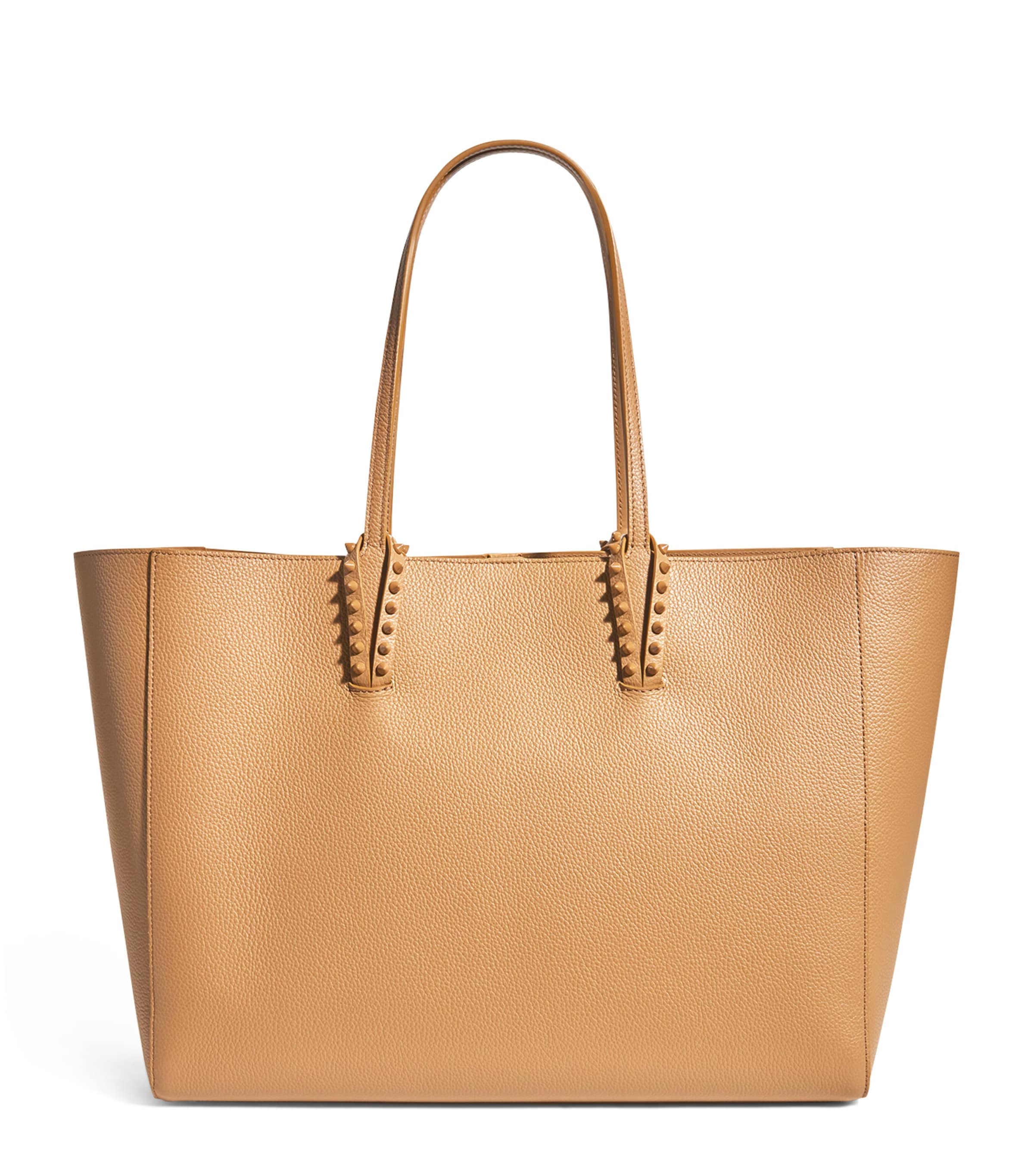 Christian louboutin 'Cabata' ハンマードレザー製 バッグ Cabata - Tote bag - Grained calf leather - Black - Christian