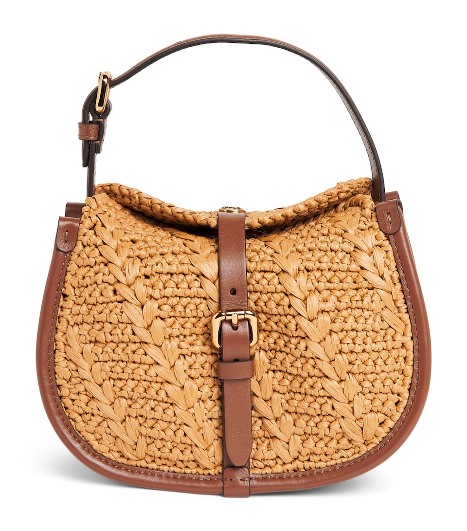 Raffia Pony Cross-Body Bag