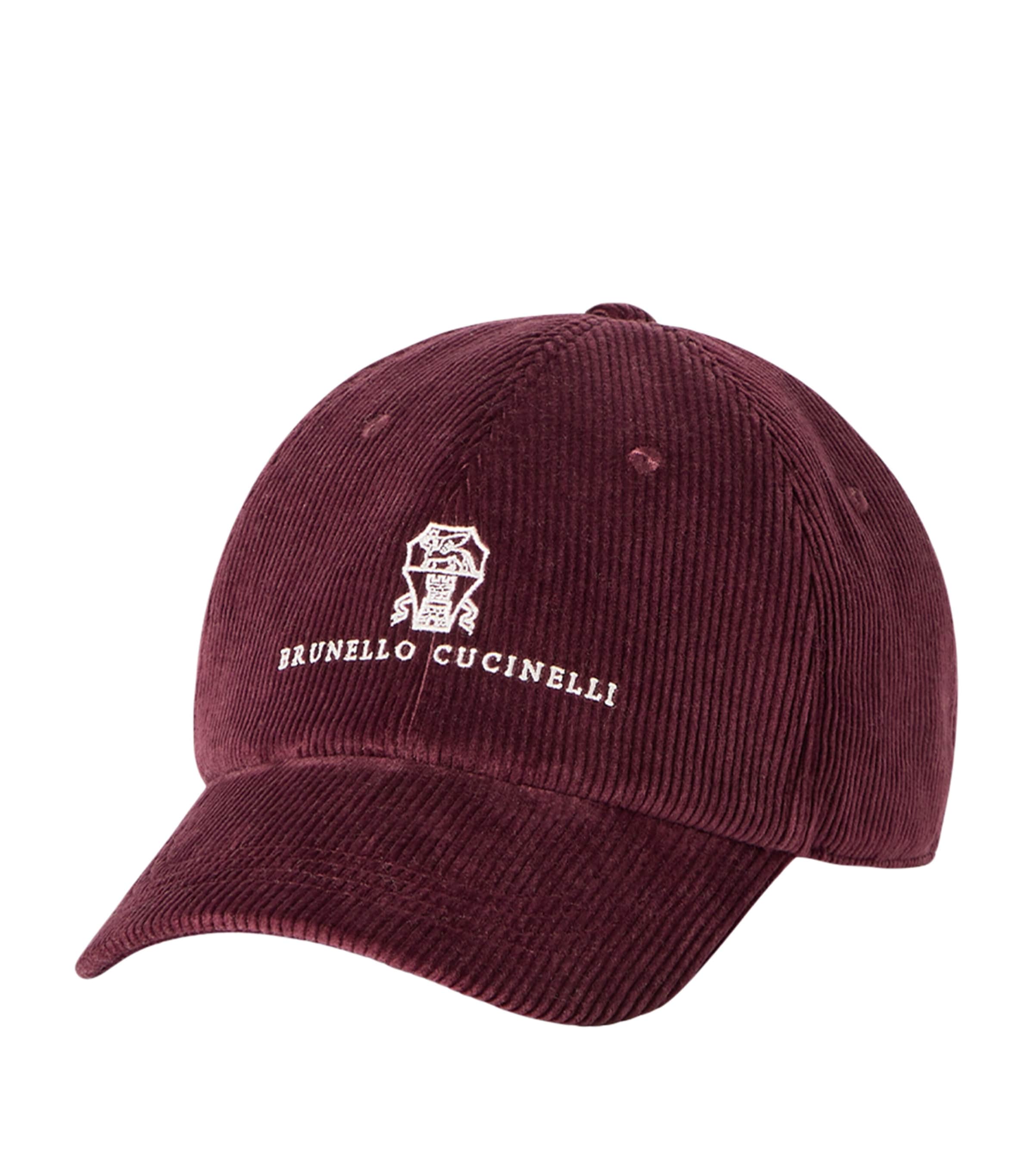 Brunello Cucinelli Cotton-Cashmere-Blend Corduroy Cap
