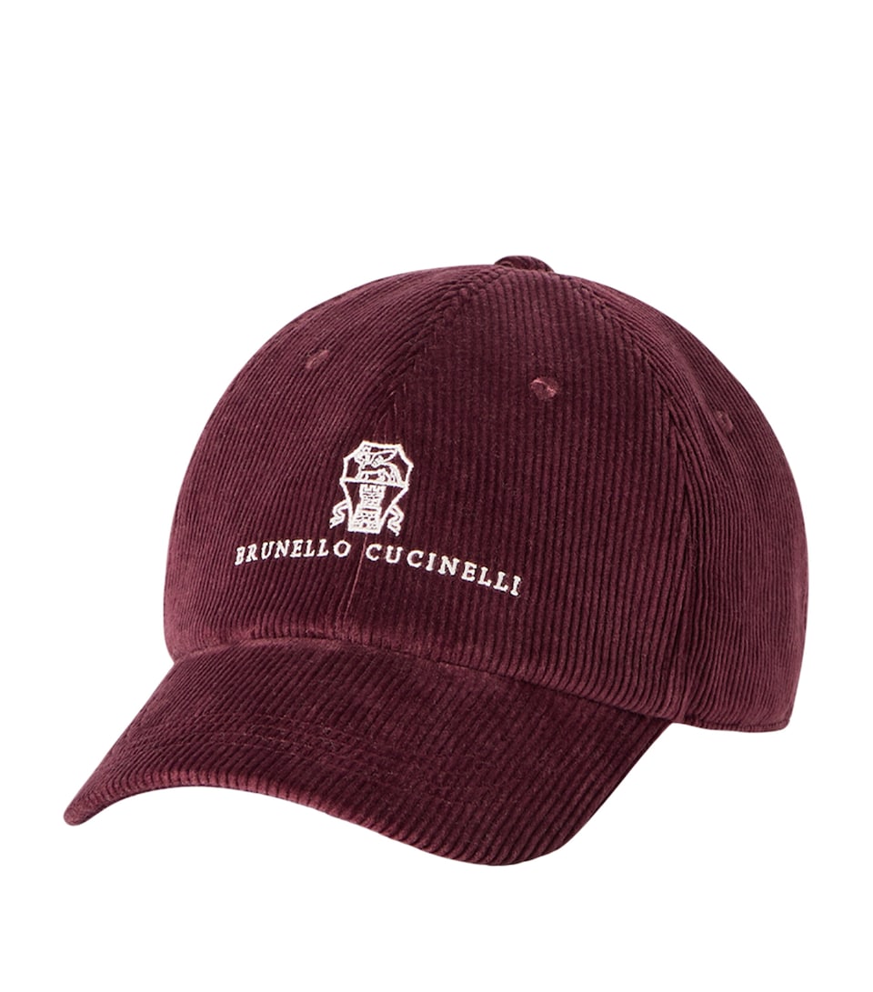 Brunello Cucinelli Cotton-Cashmere-Blend Corduroy Cap