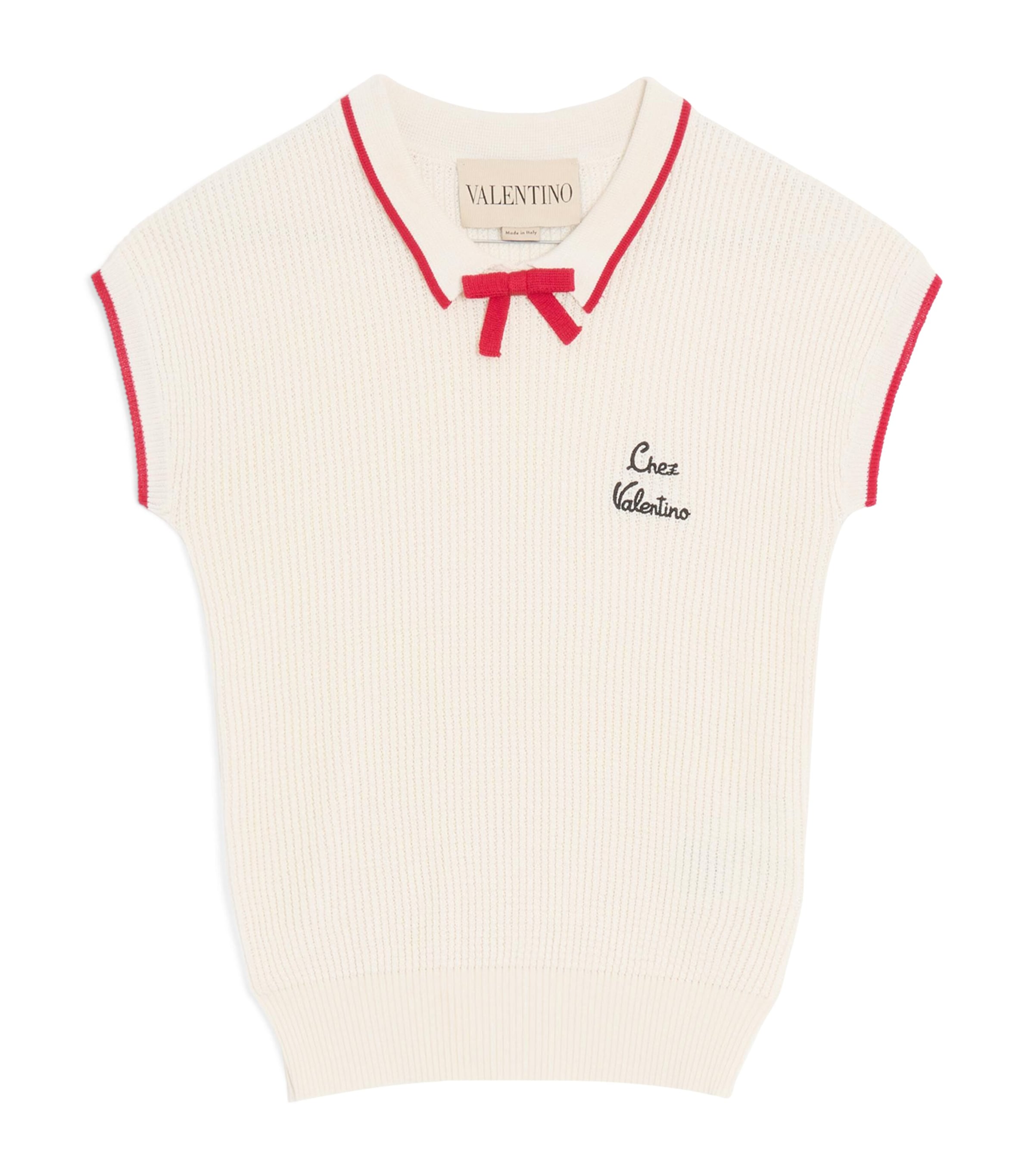 Valentino Womens Cotton-Blend Sweater Brs