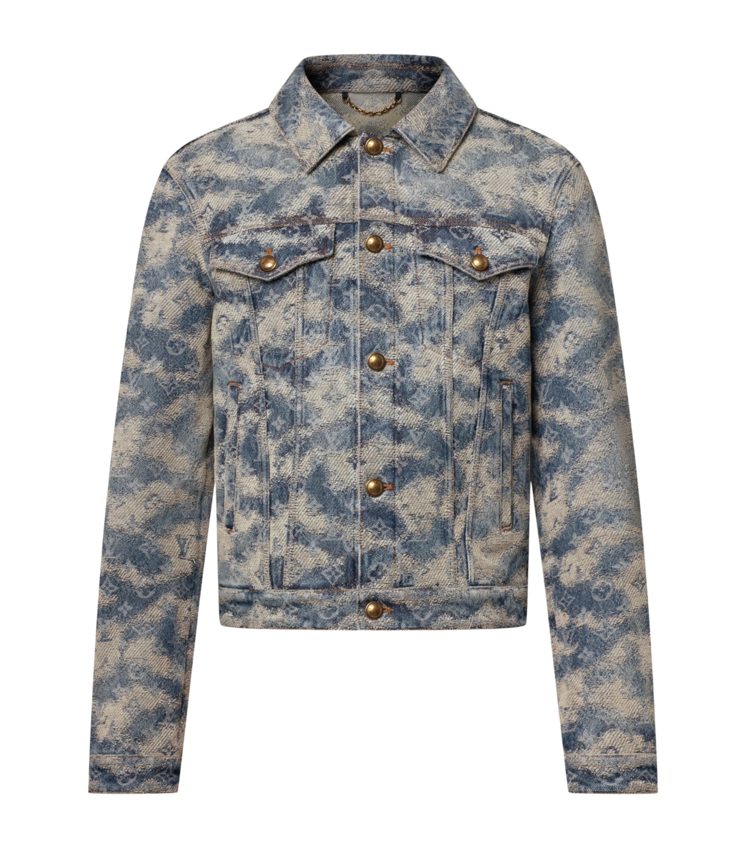 Denim Monogram Trucker Jacket