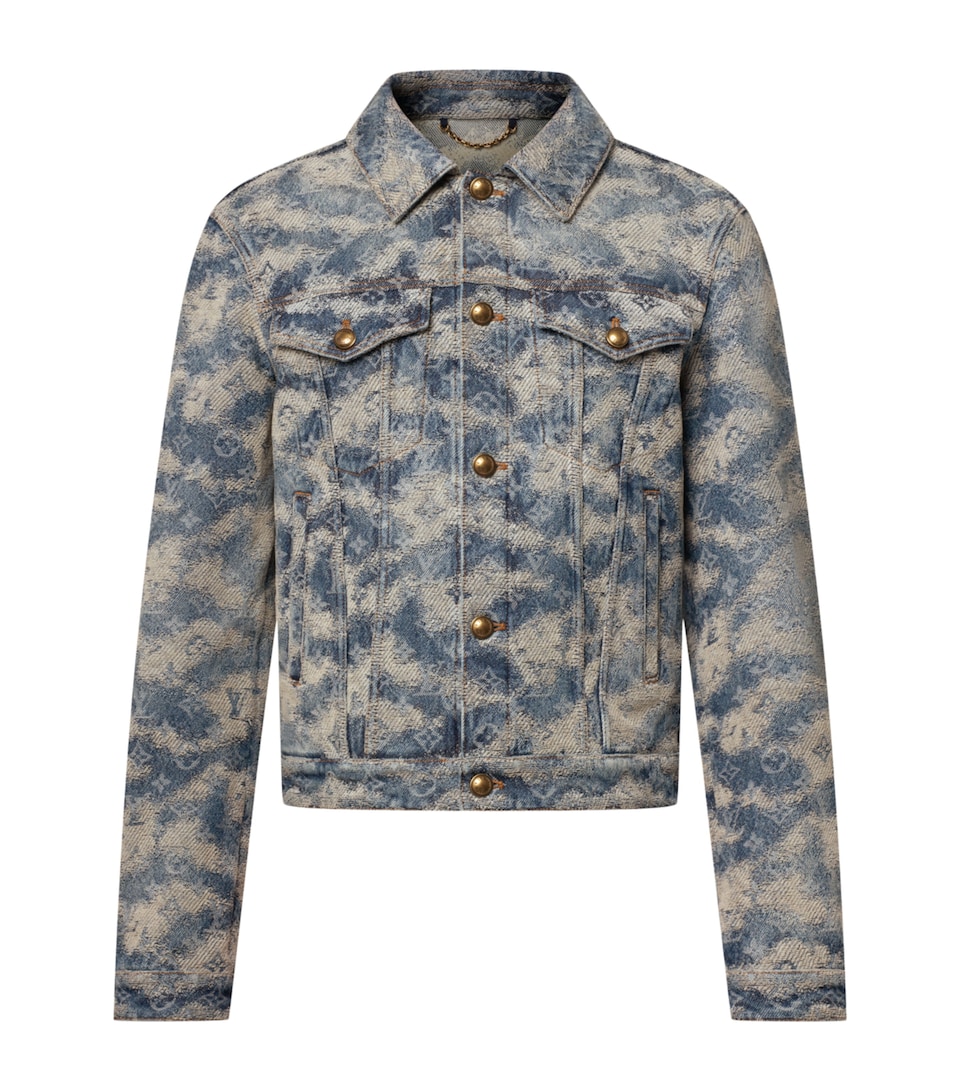 Denim Monogram Trucker Jacket