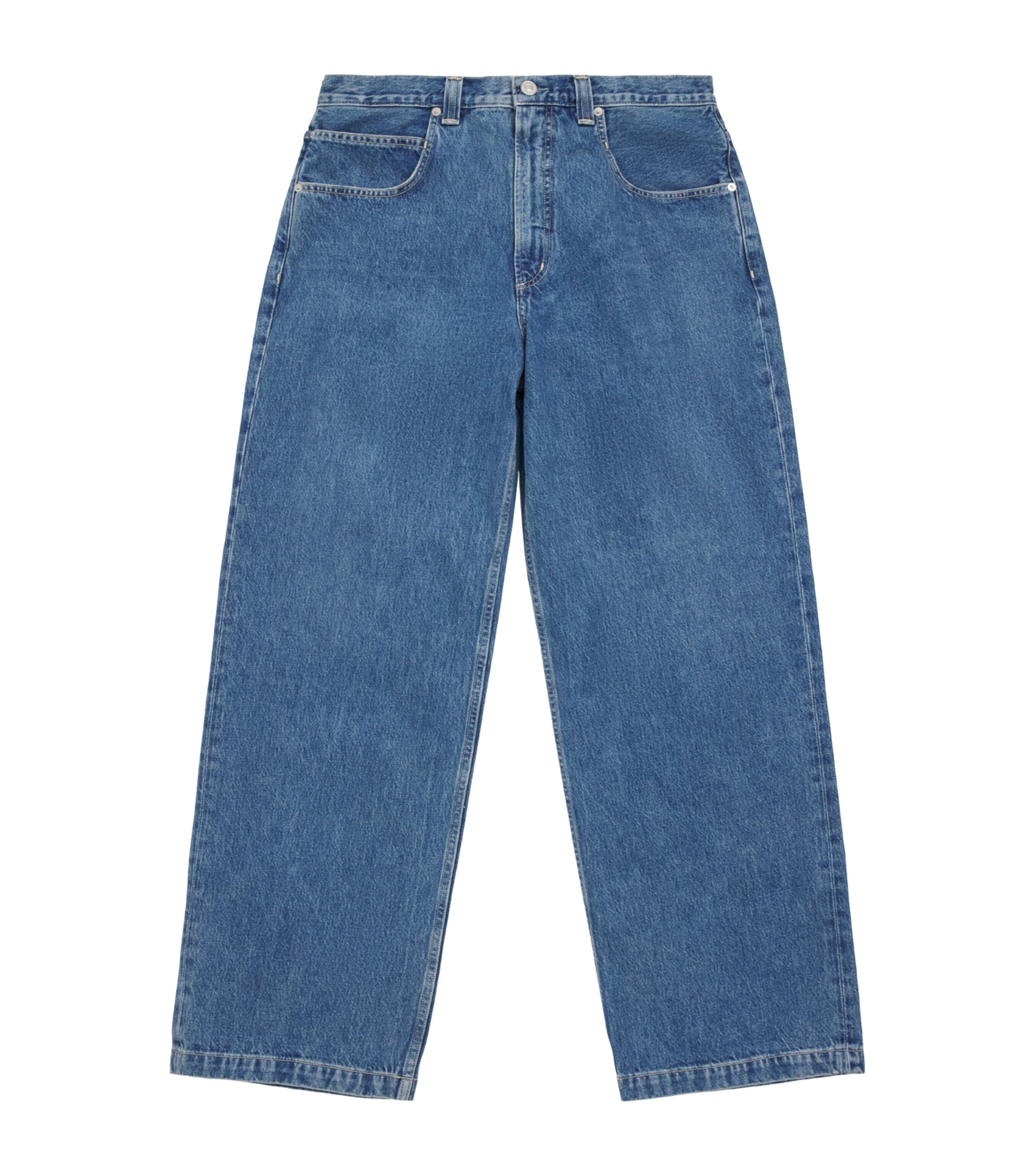 AGOLDE Mens Wide-Leg Grover Jeans Brigade