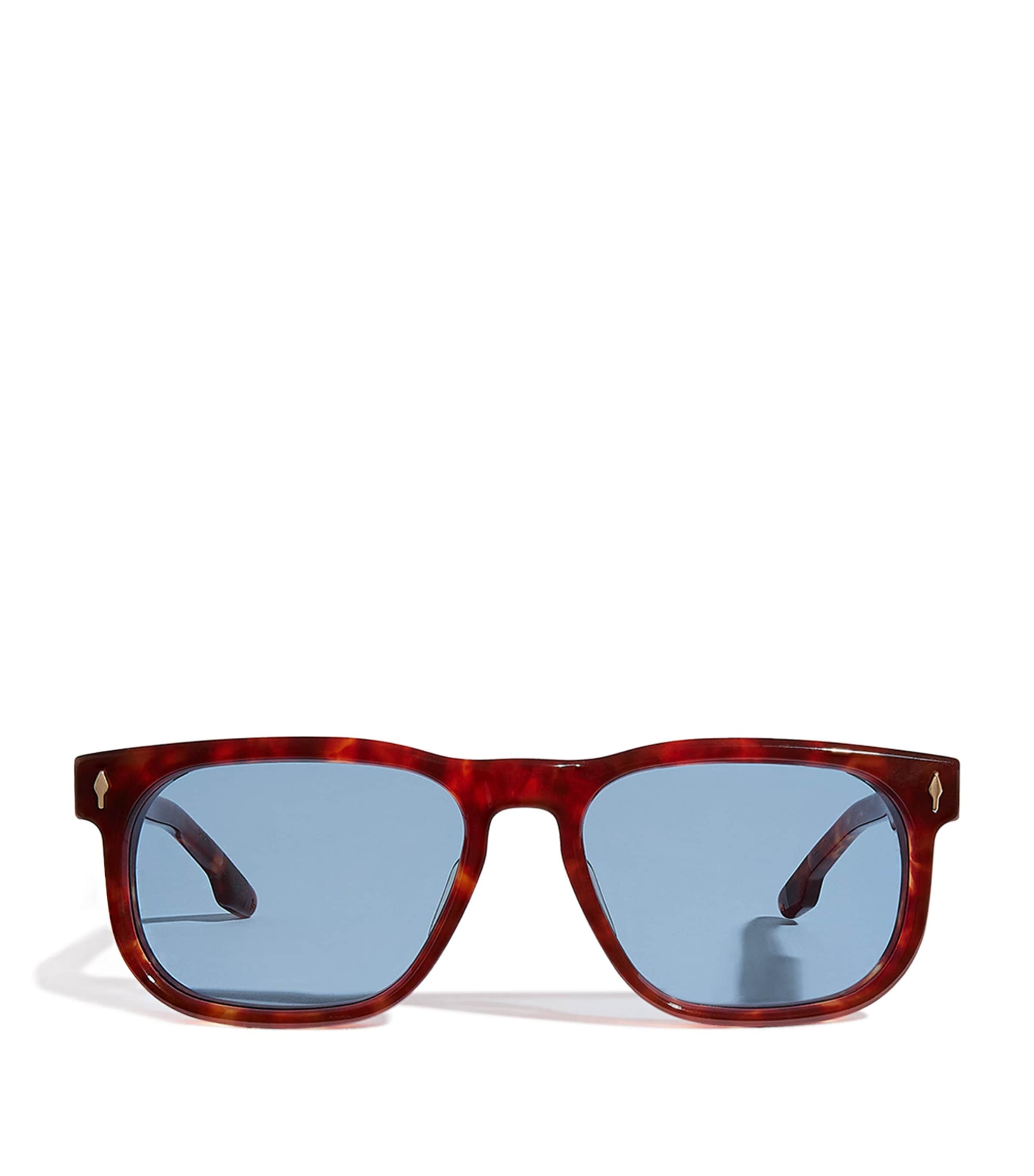 Jacques Marie Mage Acetate Dewitt Sunglasses Prussian Blue