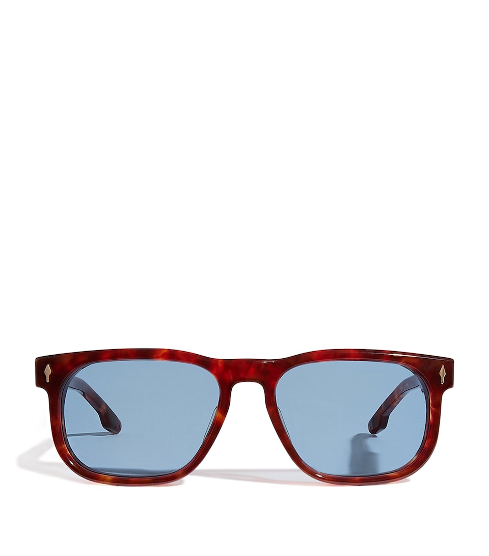 Jacques Marie Mage Acetate Dewitt Sunglasses Prussian Blue