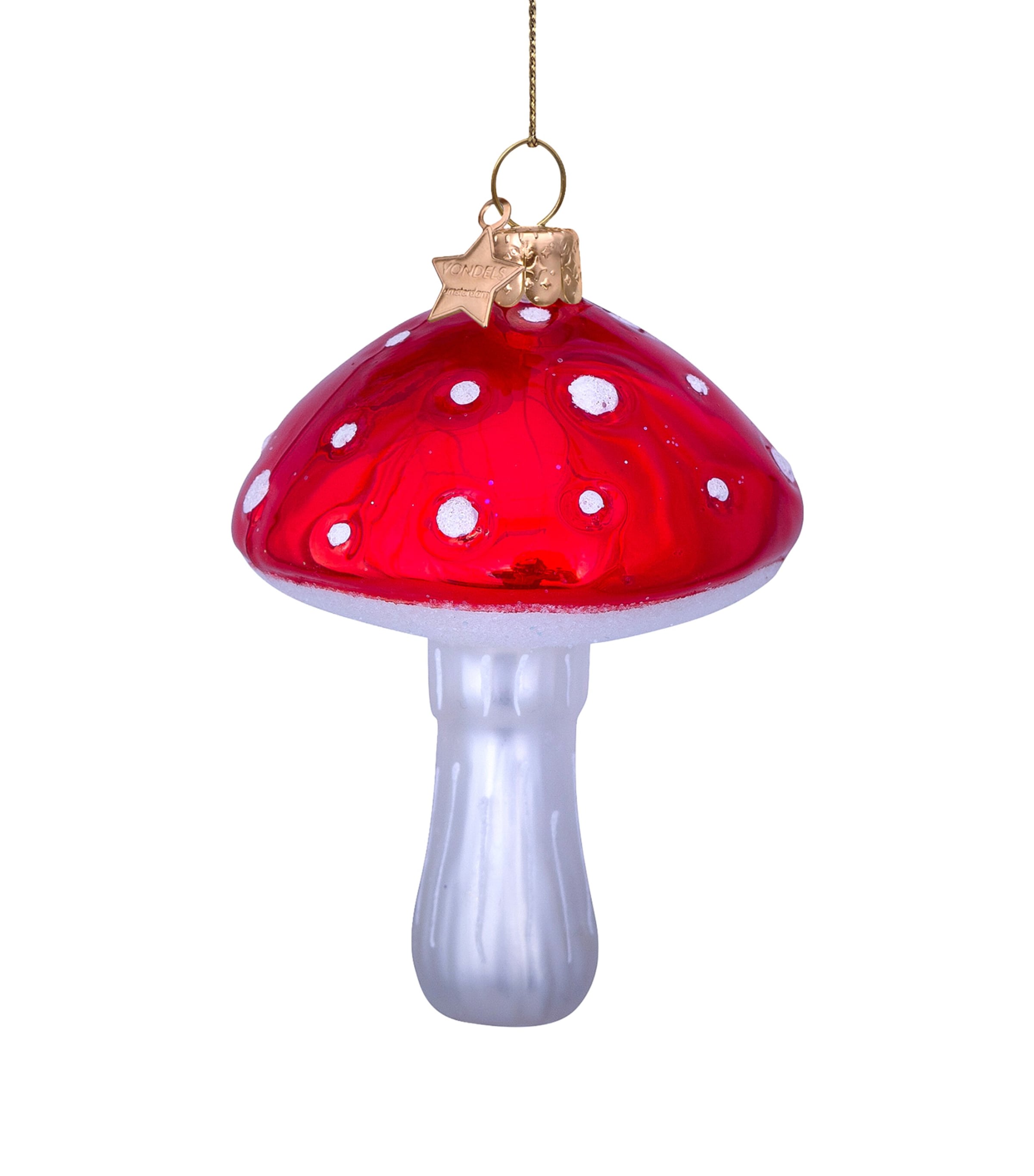 Harrods Mushroom Tree Decoration Red