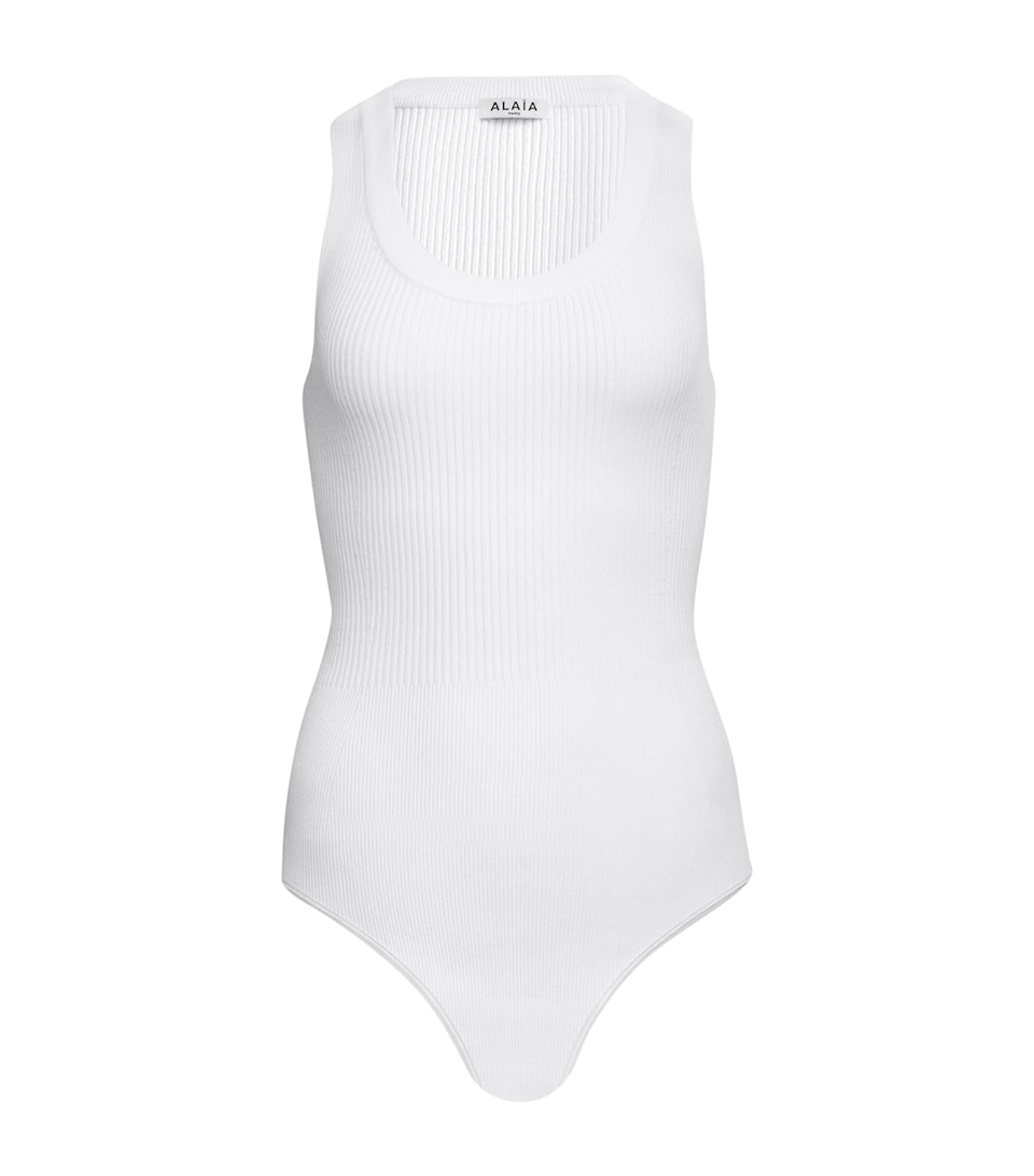 Scoop-Neck Tank Bodysuit