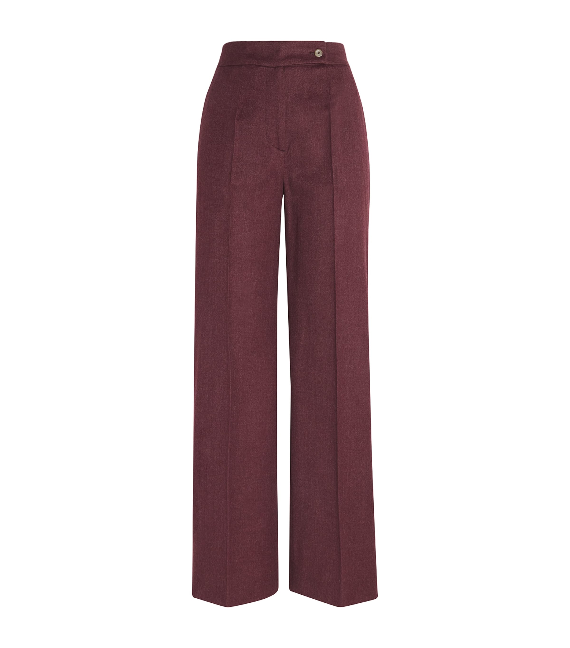 Brunello Cucinelli Viscose-Linen Wide-Leg Trousers | Harrods US